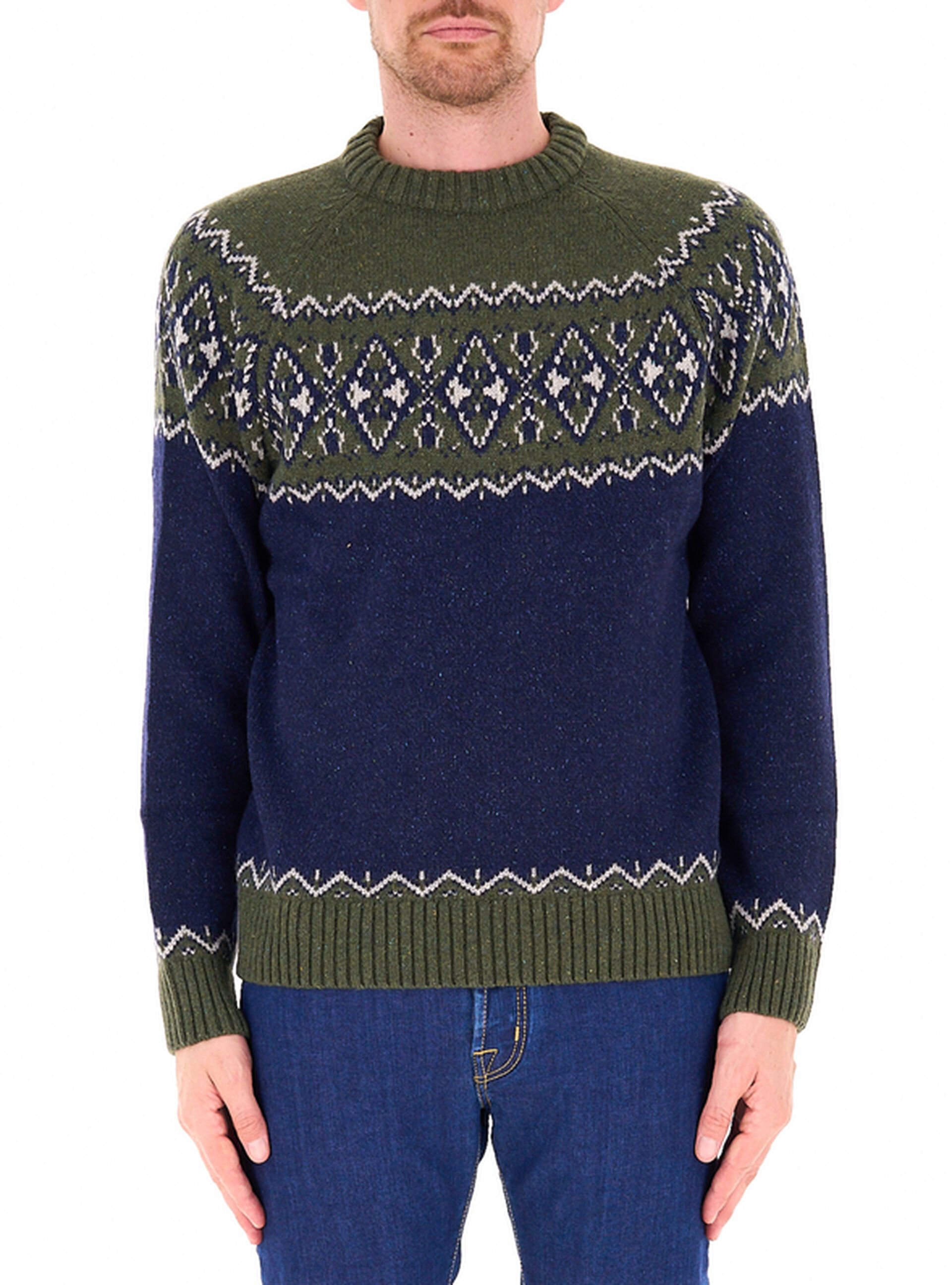 Maglione misto lana