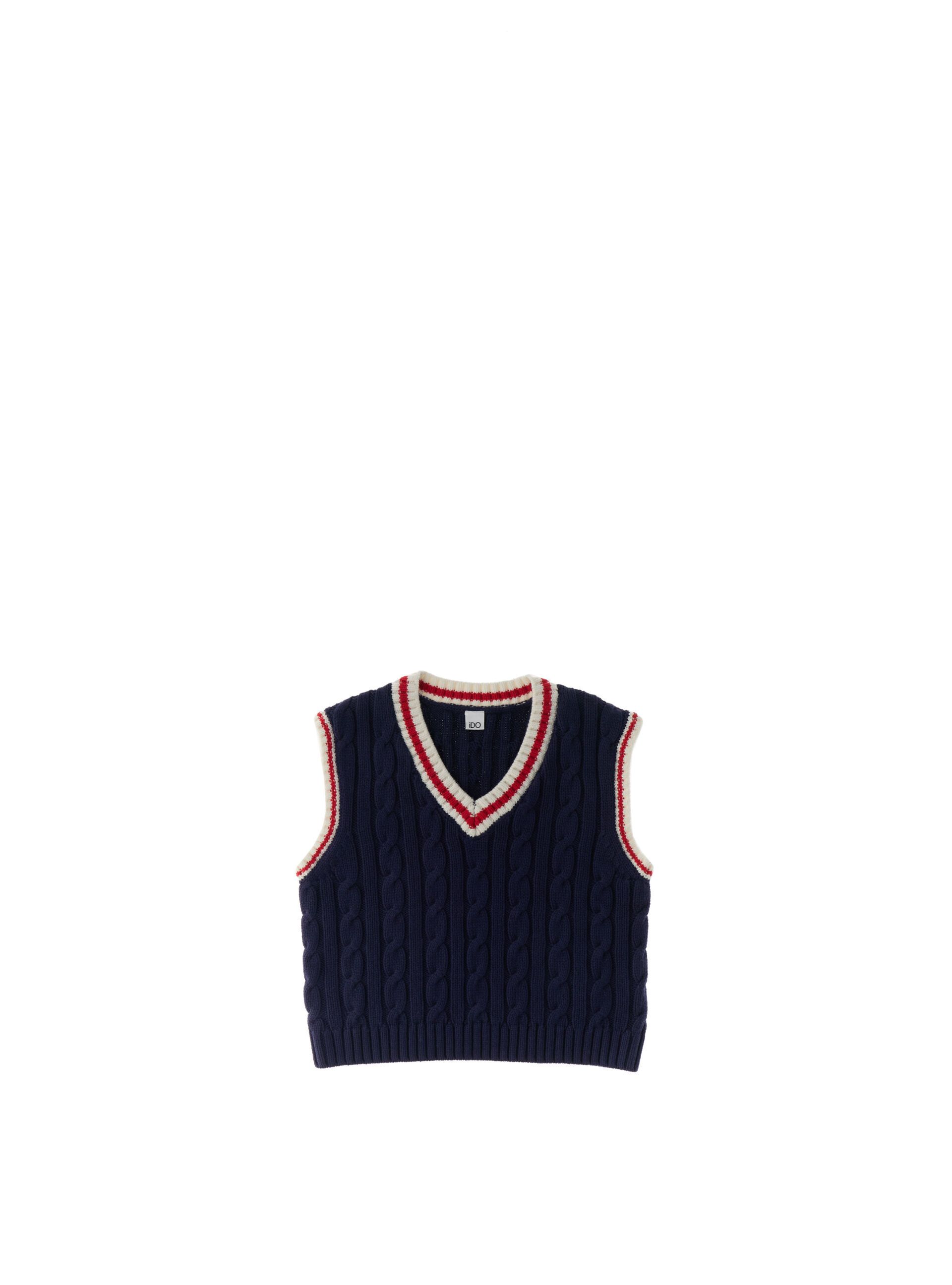 Gilet misto cotone