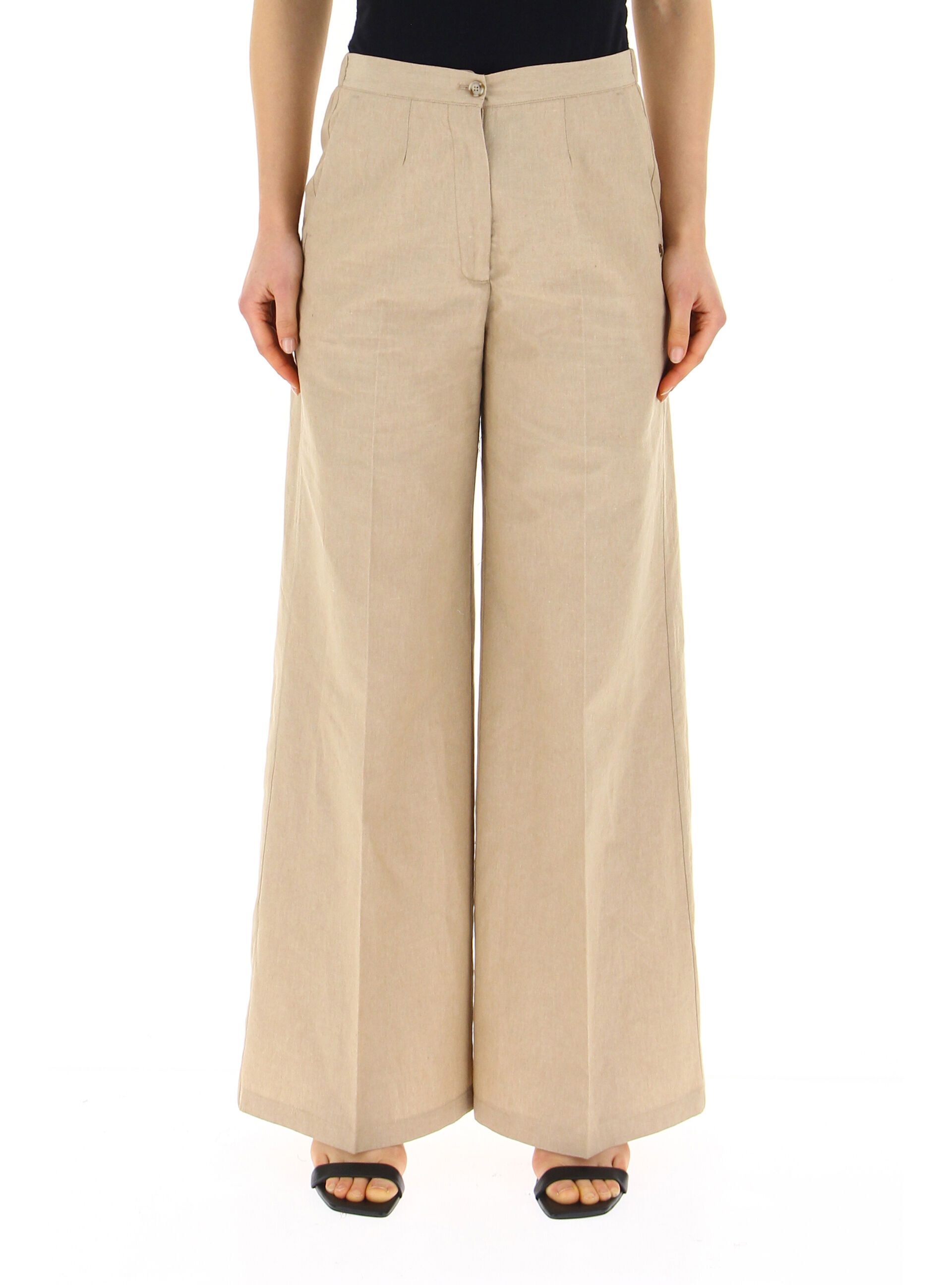 Pantalone misto lino