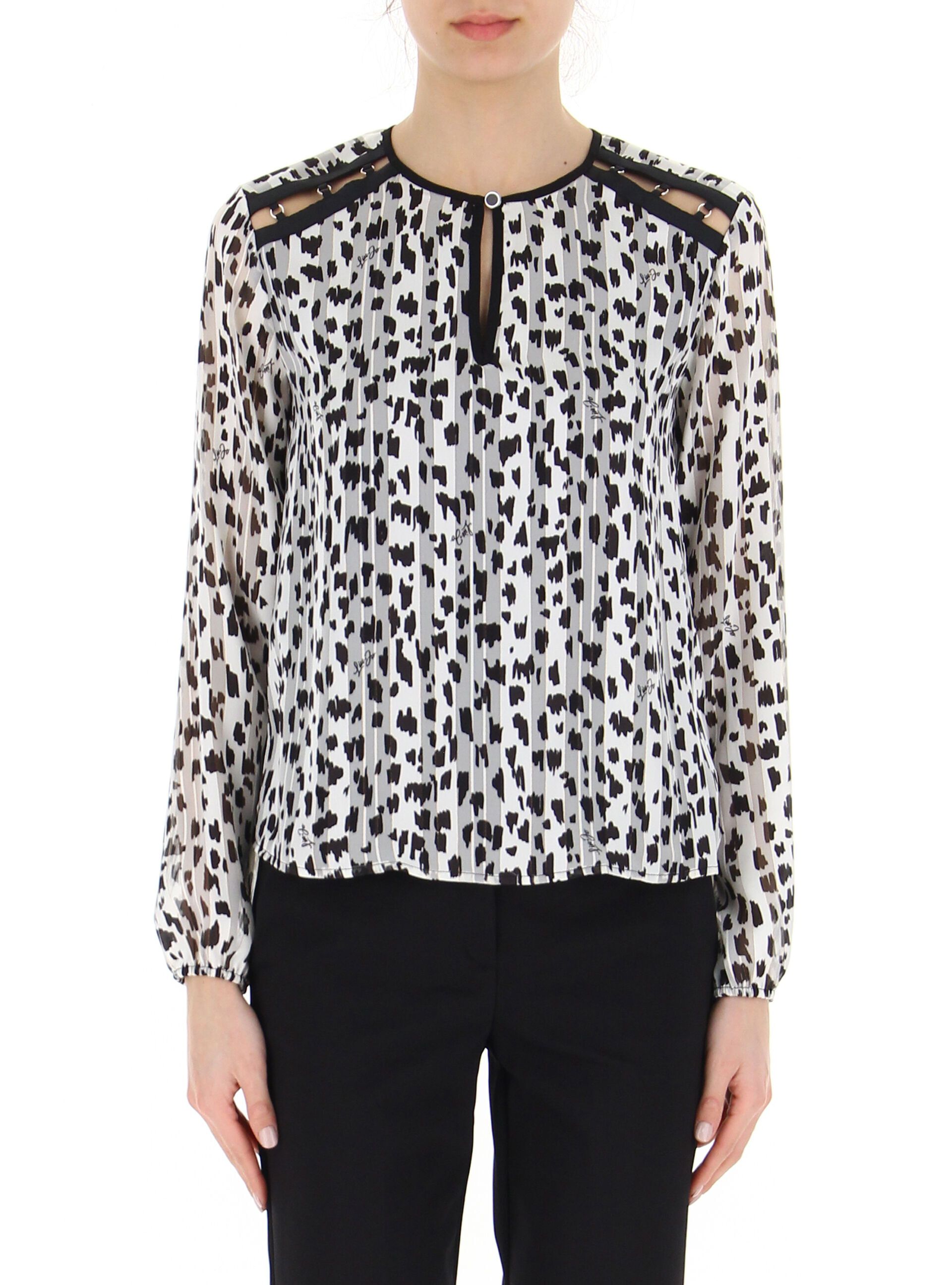Blusa maniche lunghe