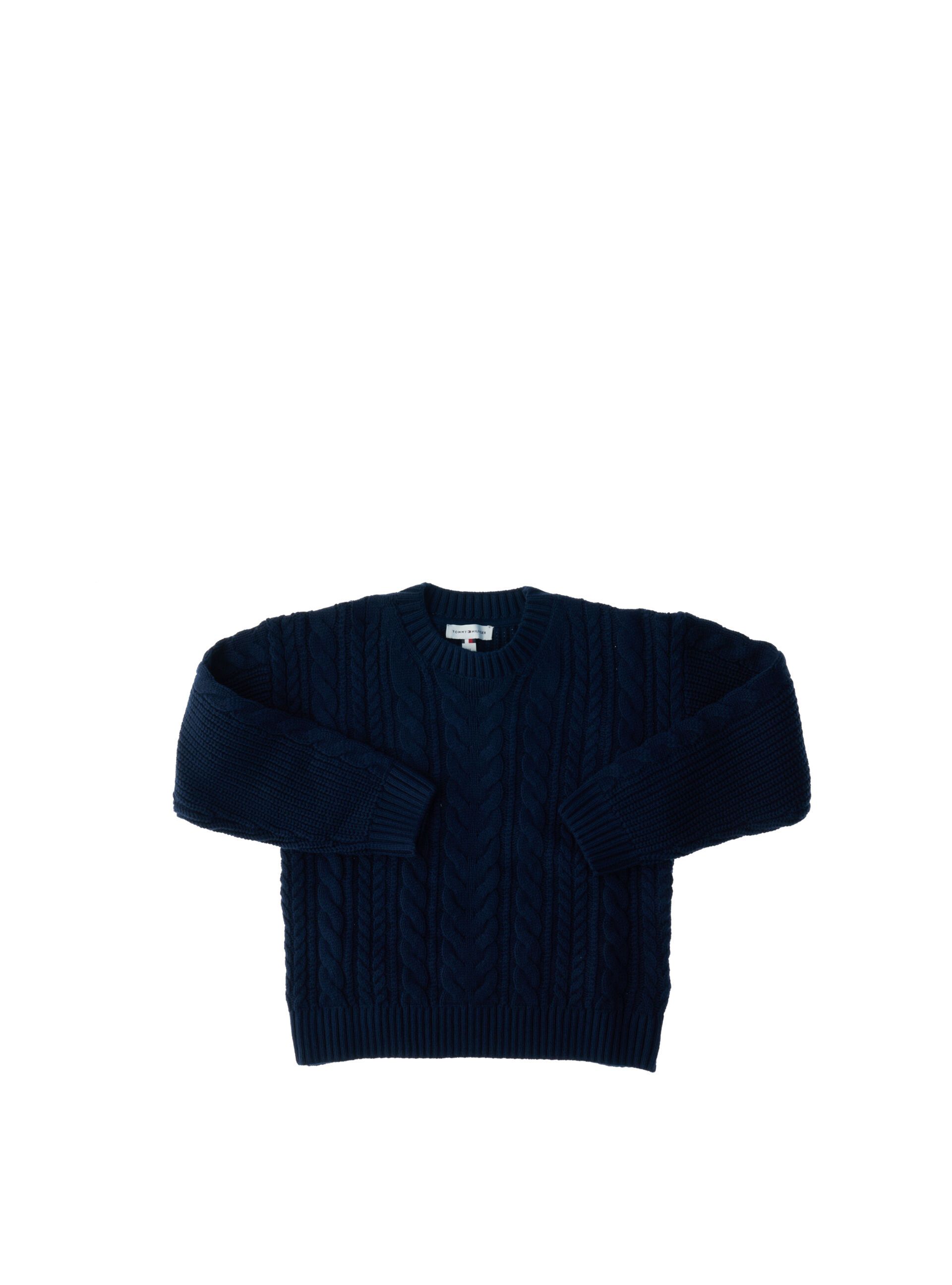 Maglione a trecce