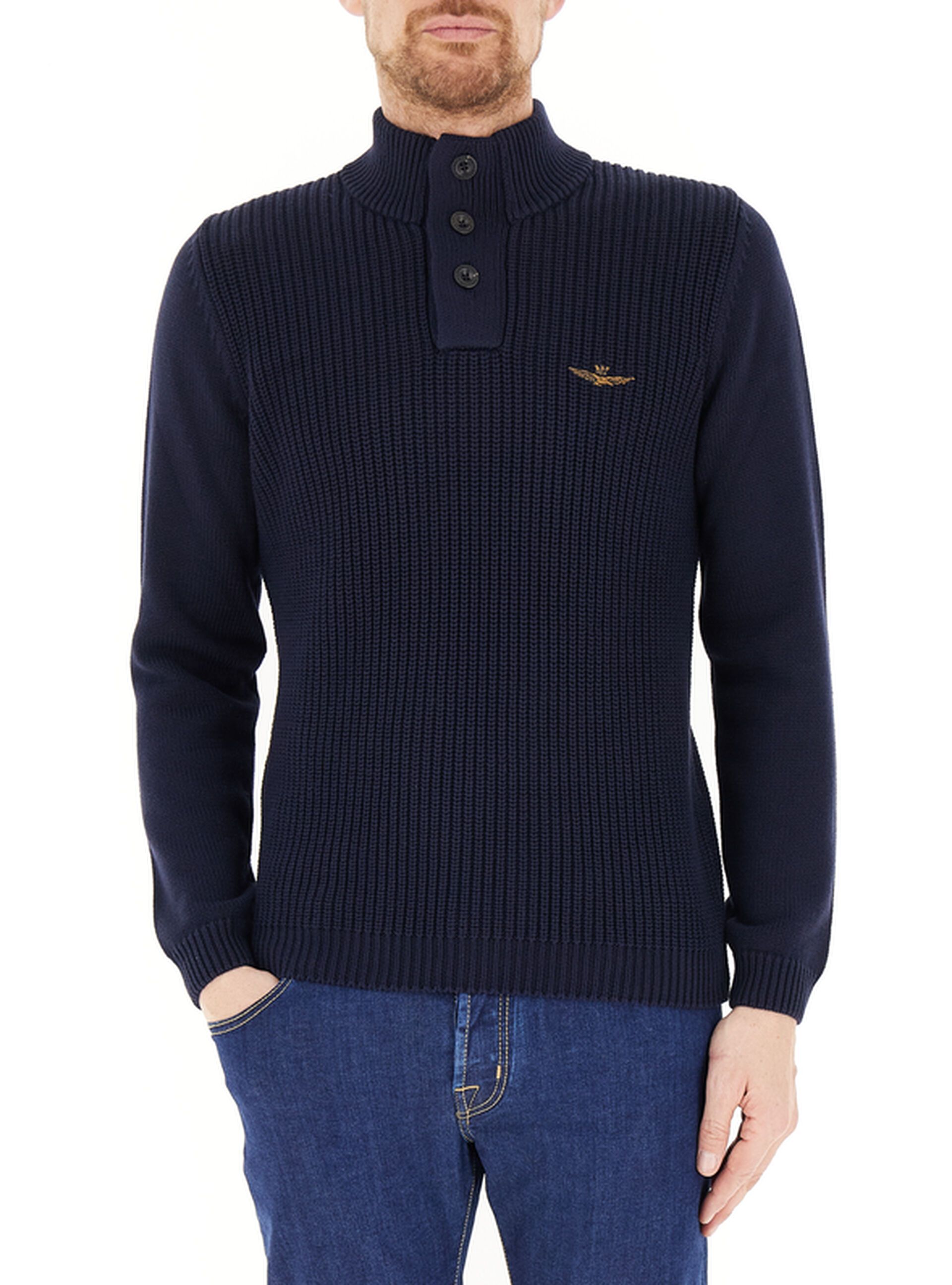 Maglione con bottoni