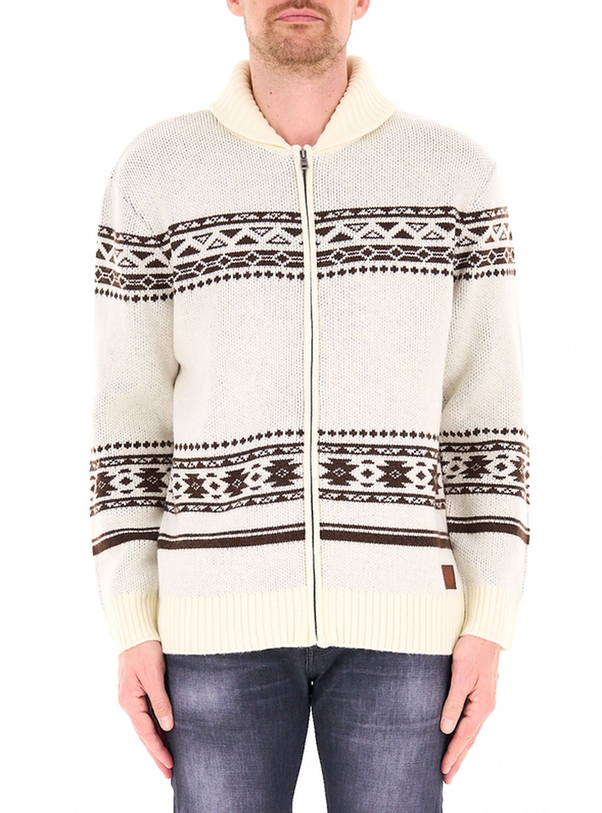 Cardigan con zip