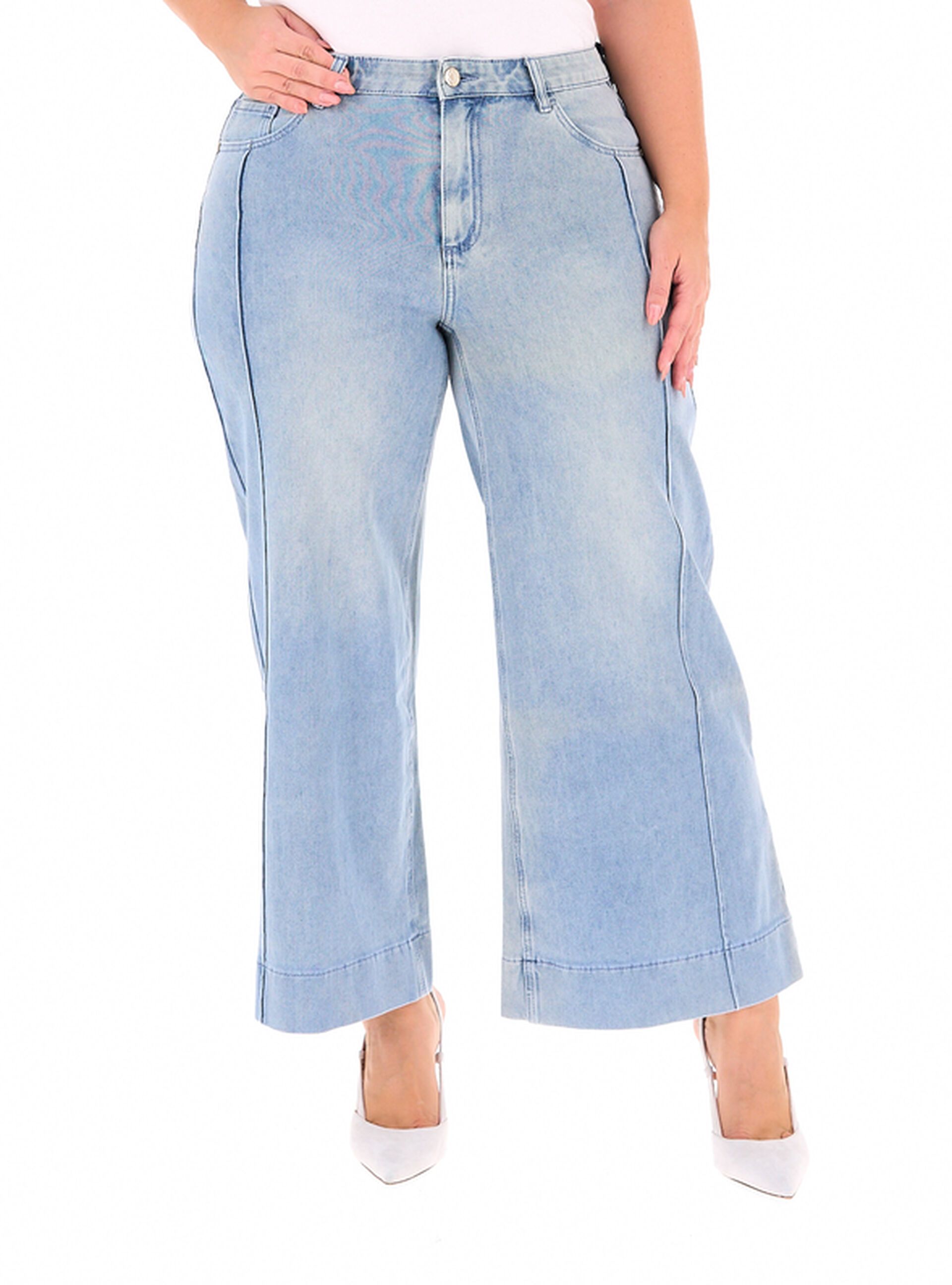 Pantalone wide leg
