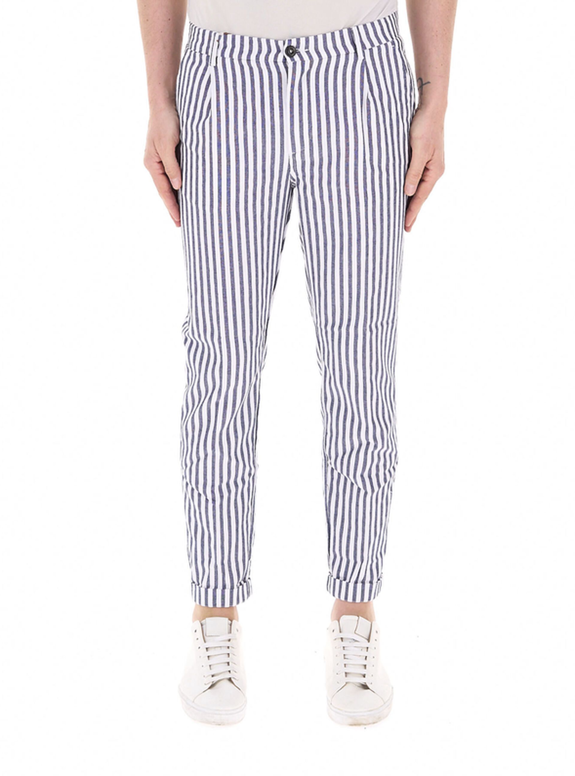 Pantalone chino a righe