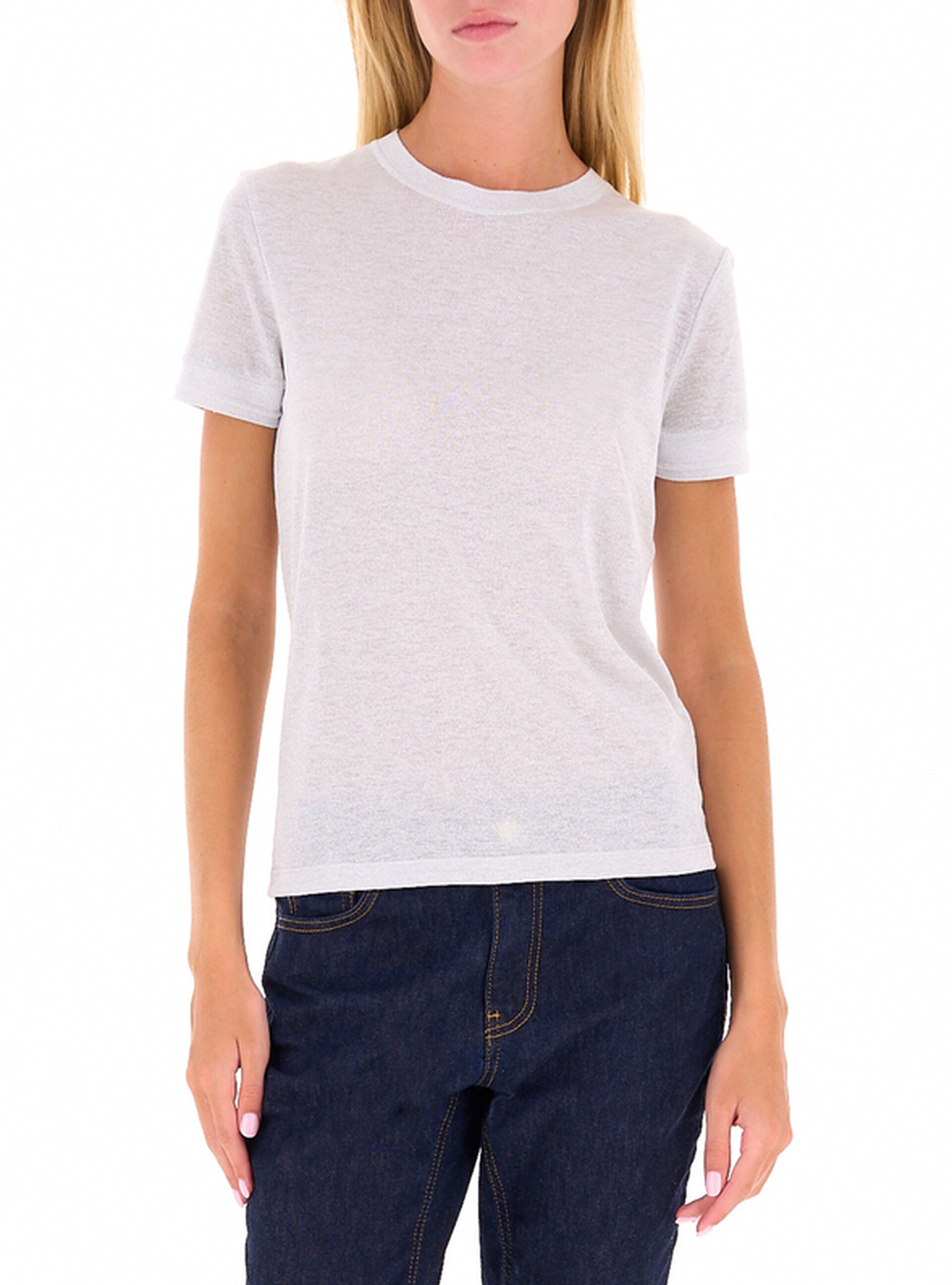 T-shirt in lurex