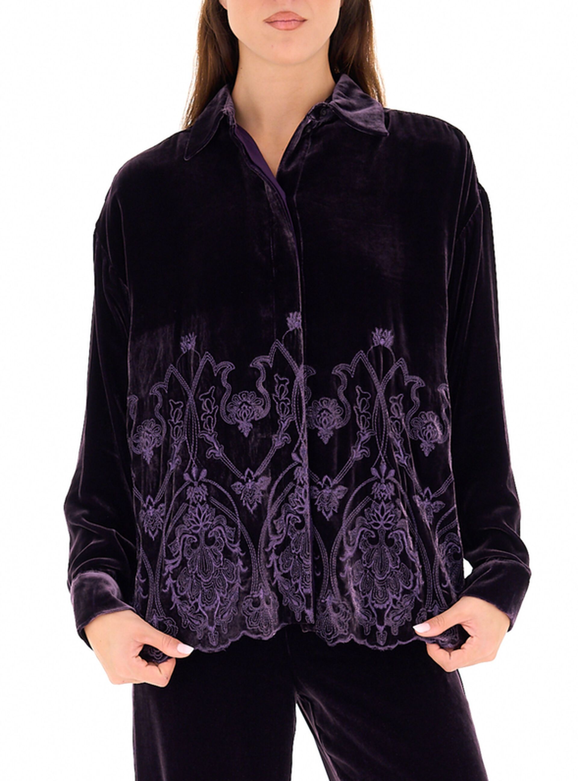 Camicia in velluto