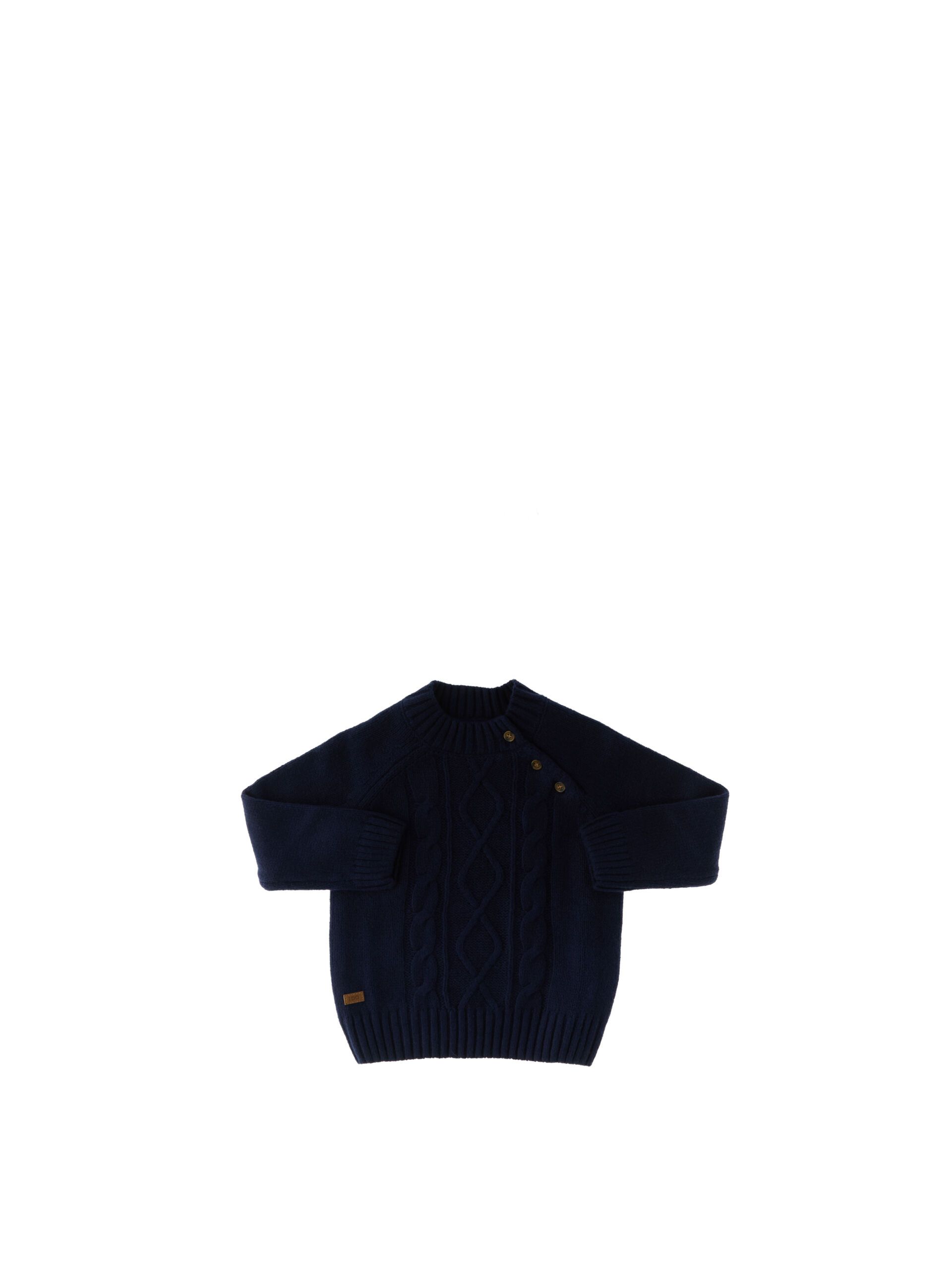 Maglione con trecce