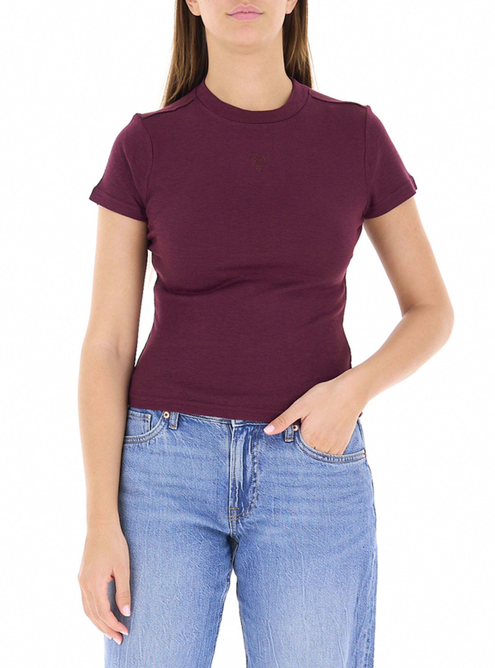 T-shirt con strass