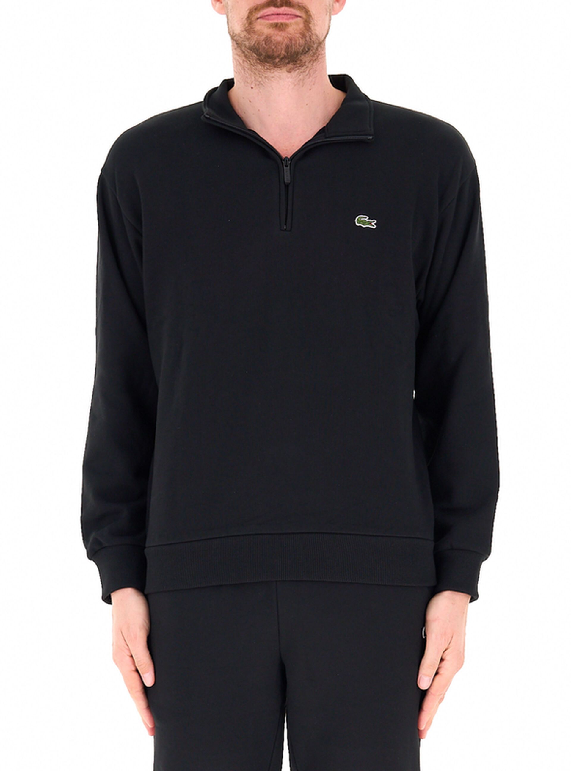 Felpa mezza zip