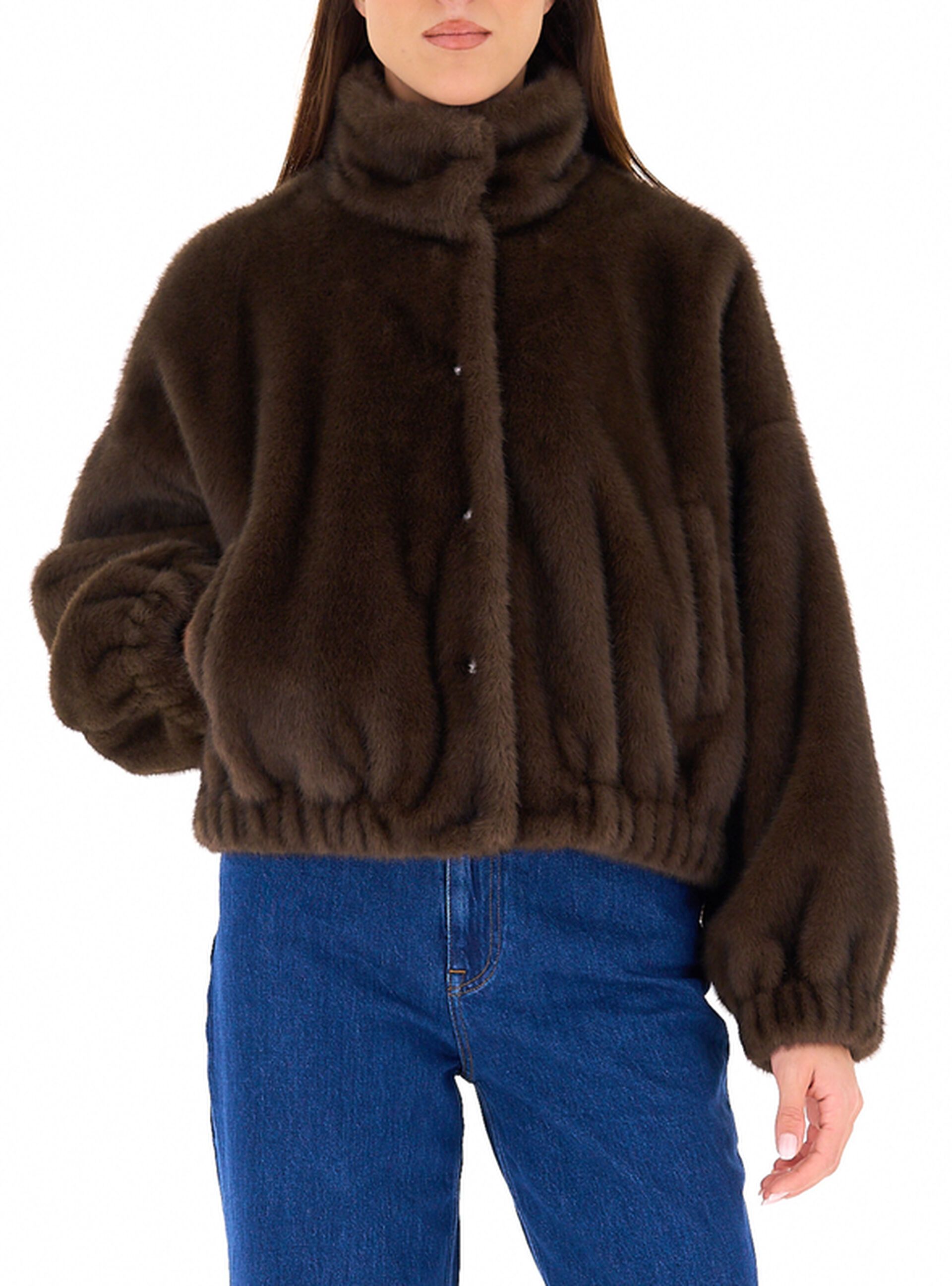 Bomber finta pelliccia