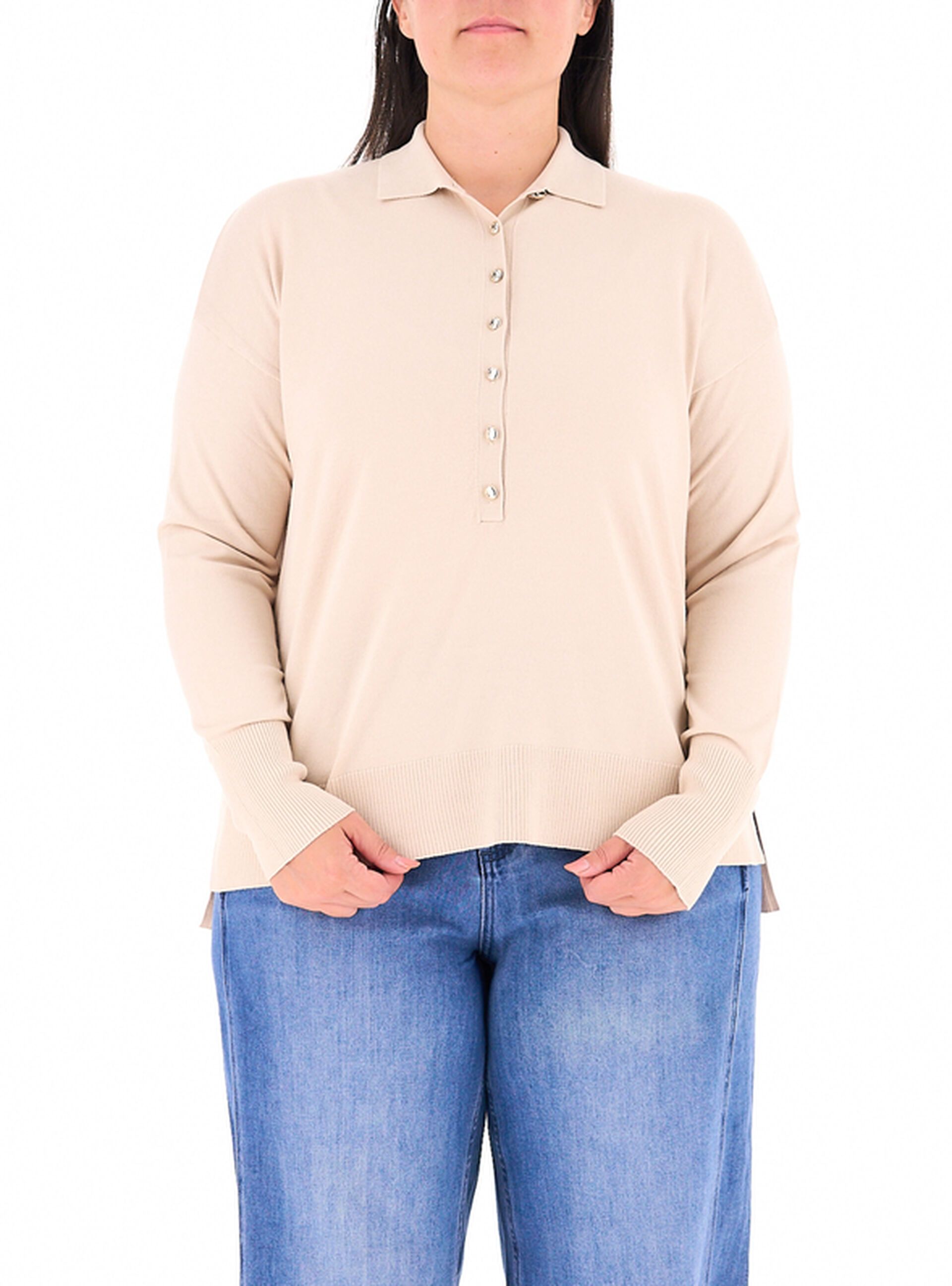 Blusa maniche lunghe