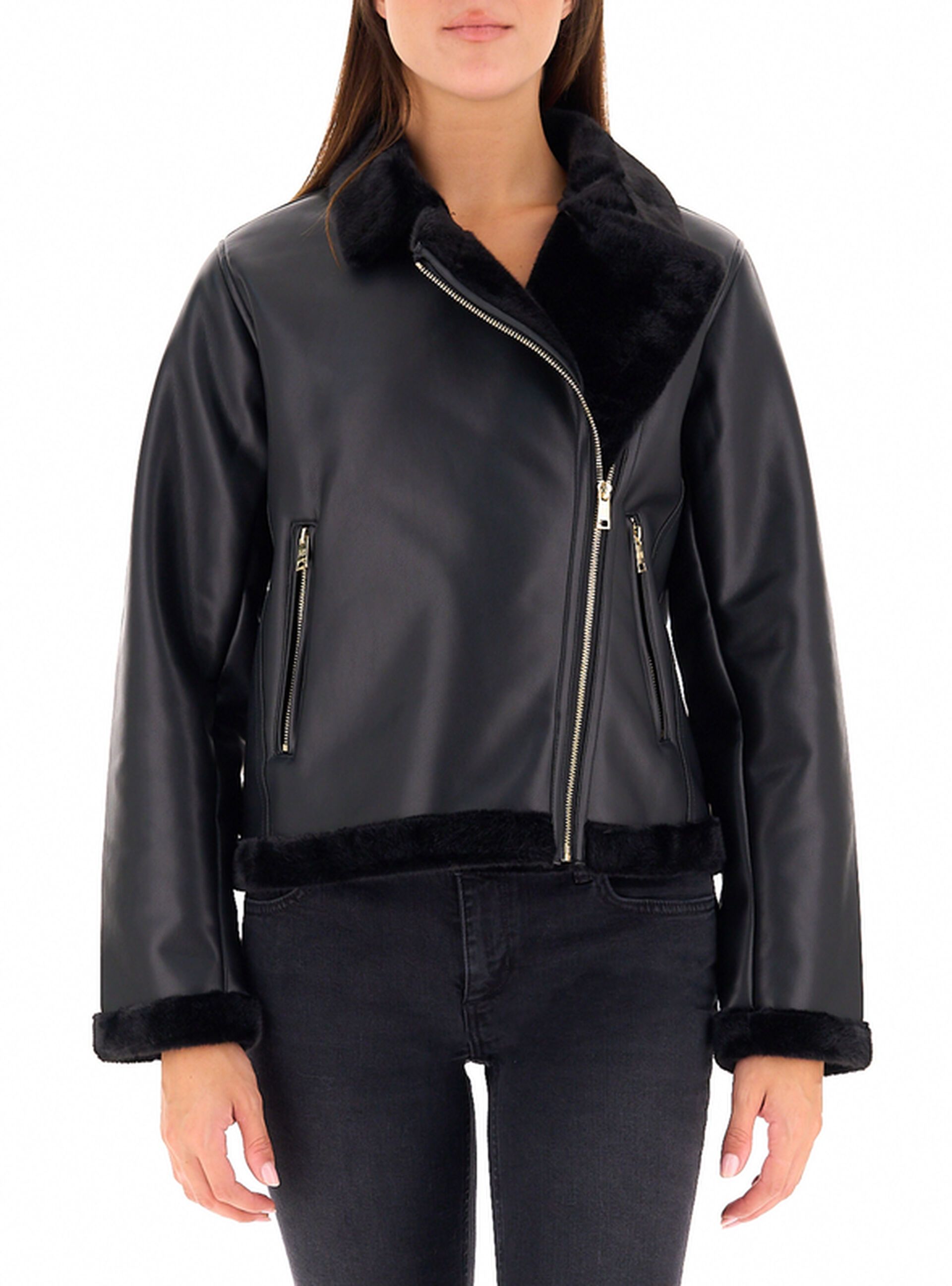 Bomber finta pelle