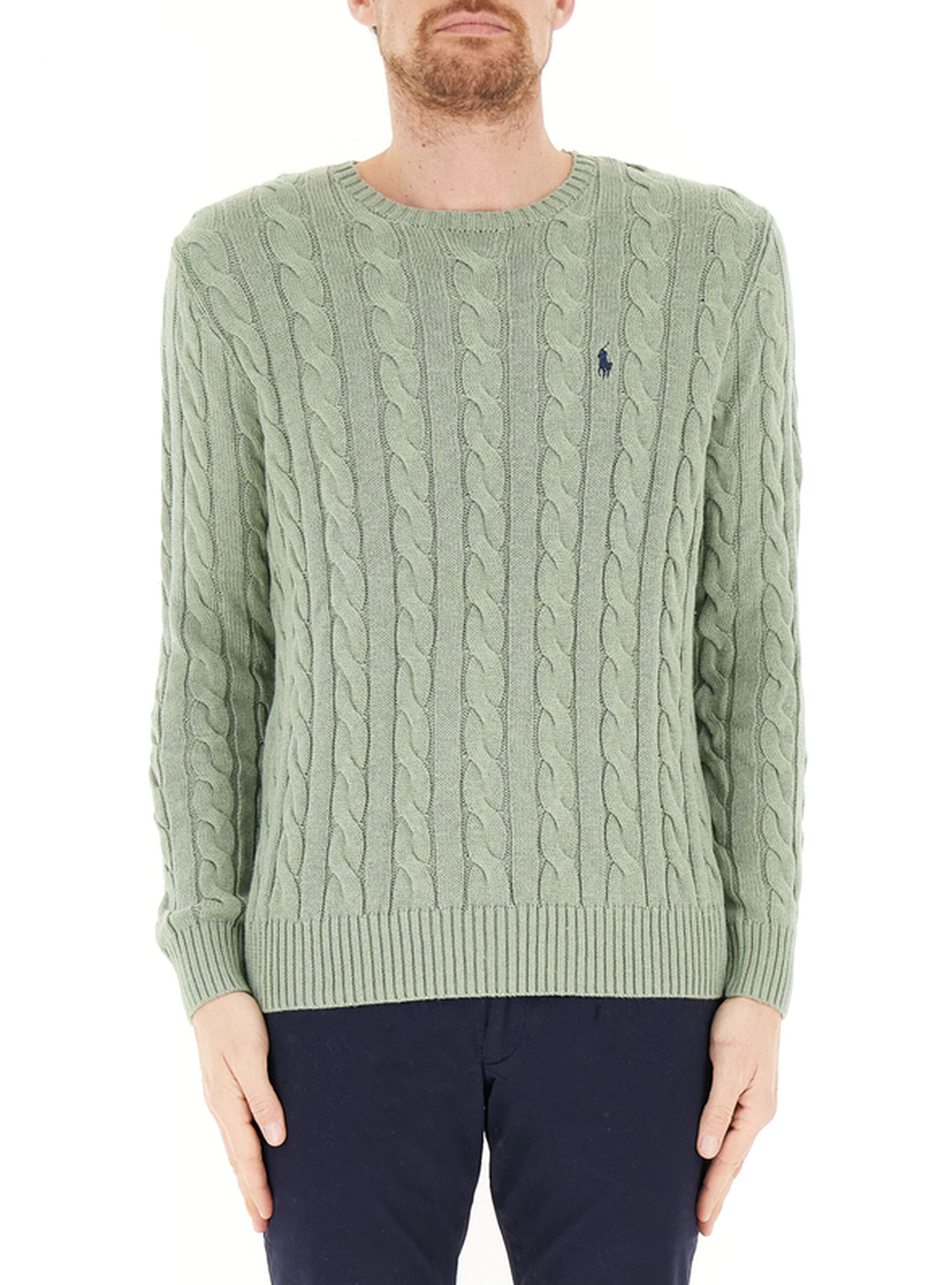 Maglione a trecce