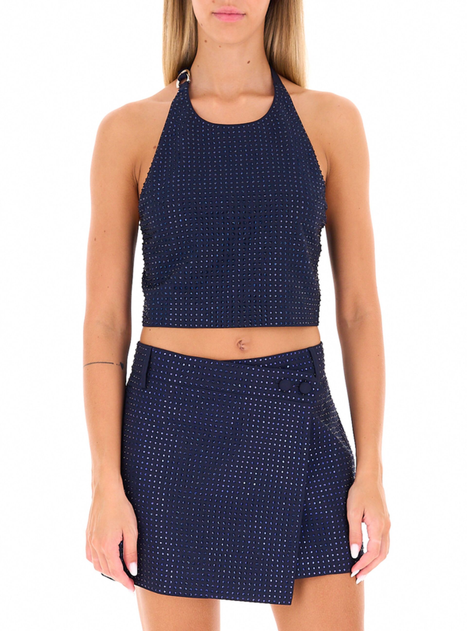 Top con strass
