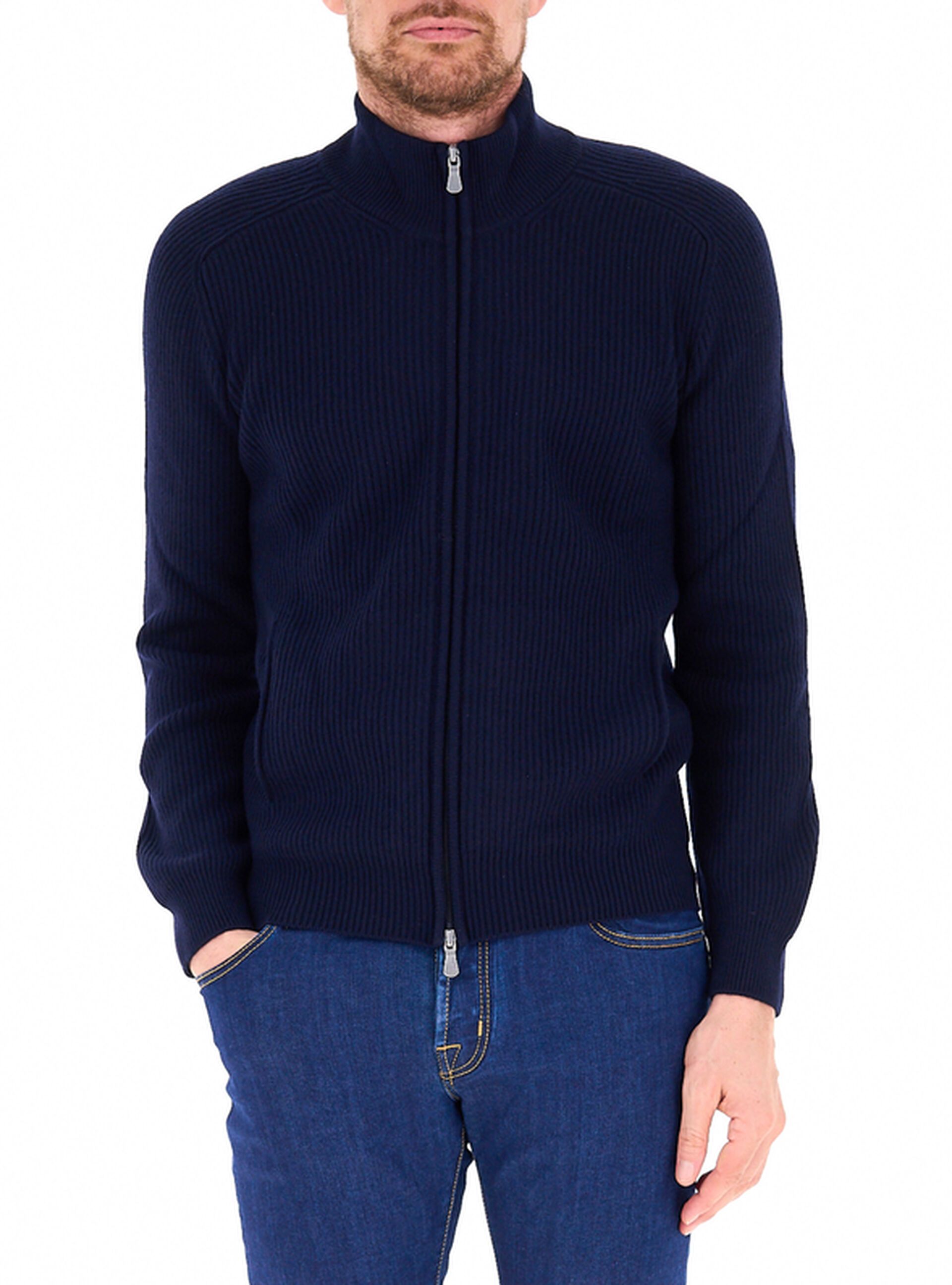 Cardigan misto lana