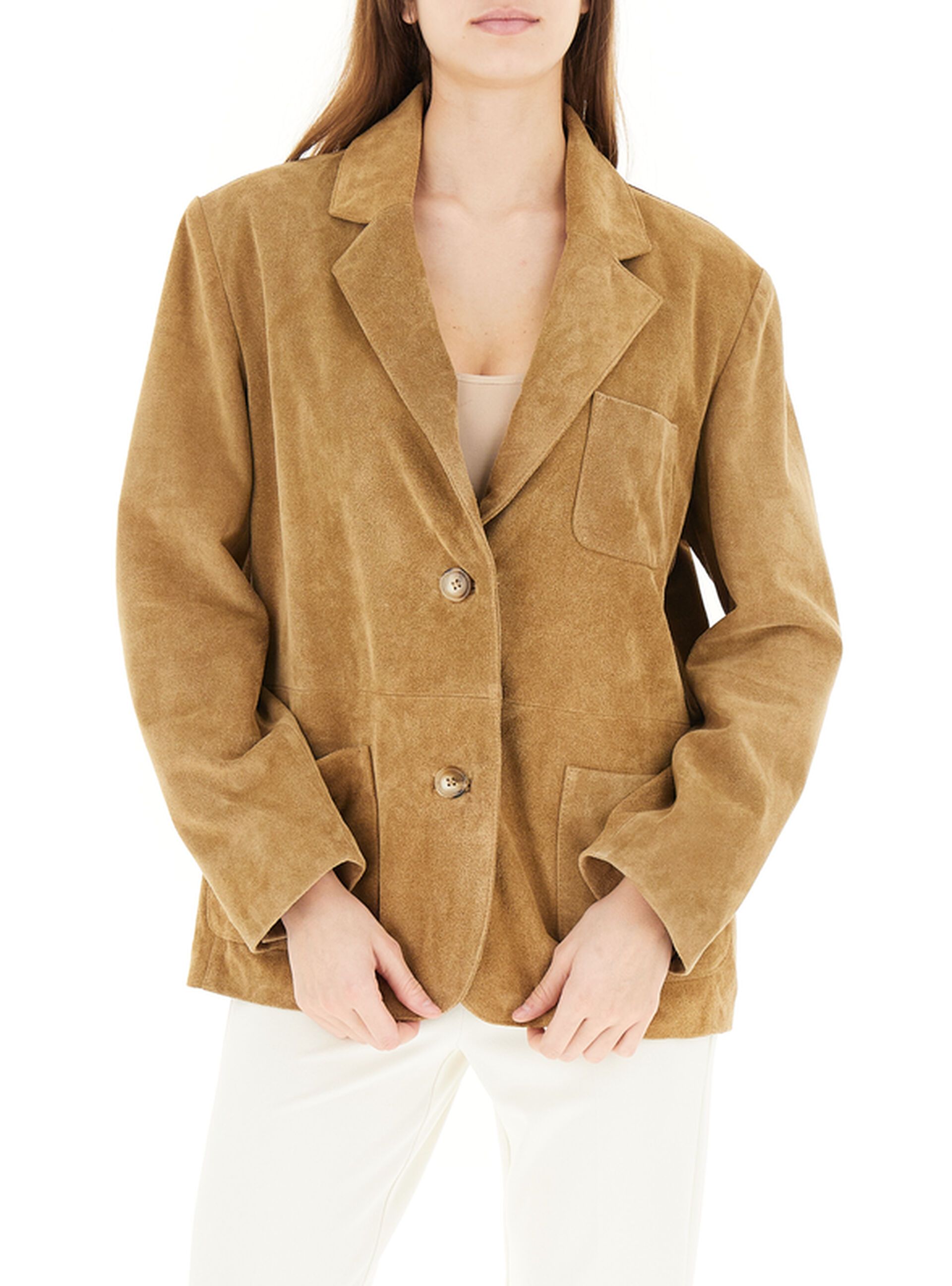Blazer in pelle