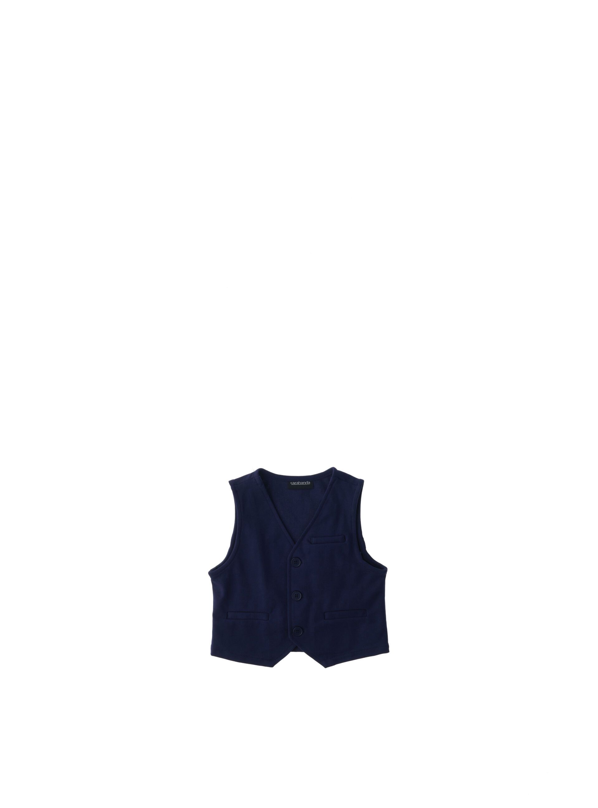 Gilet misto cotone