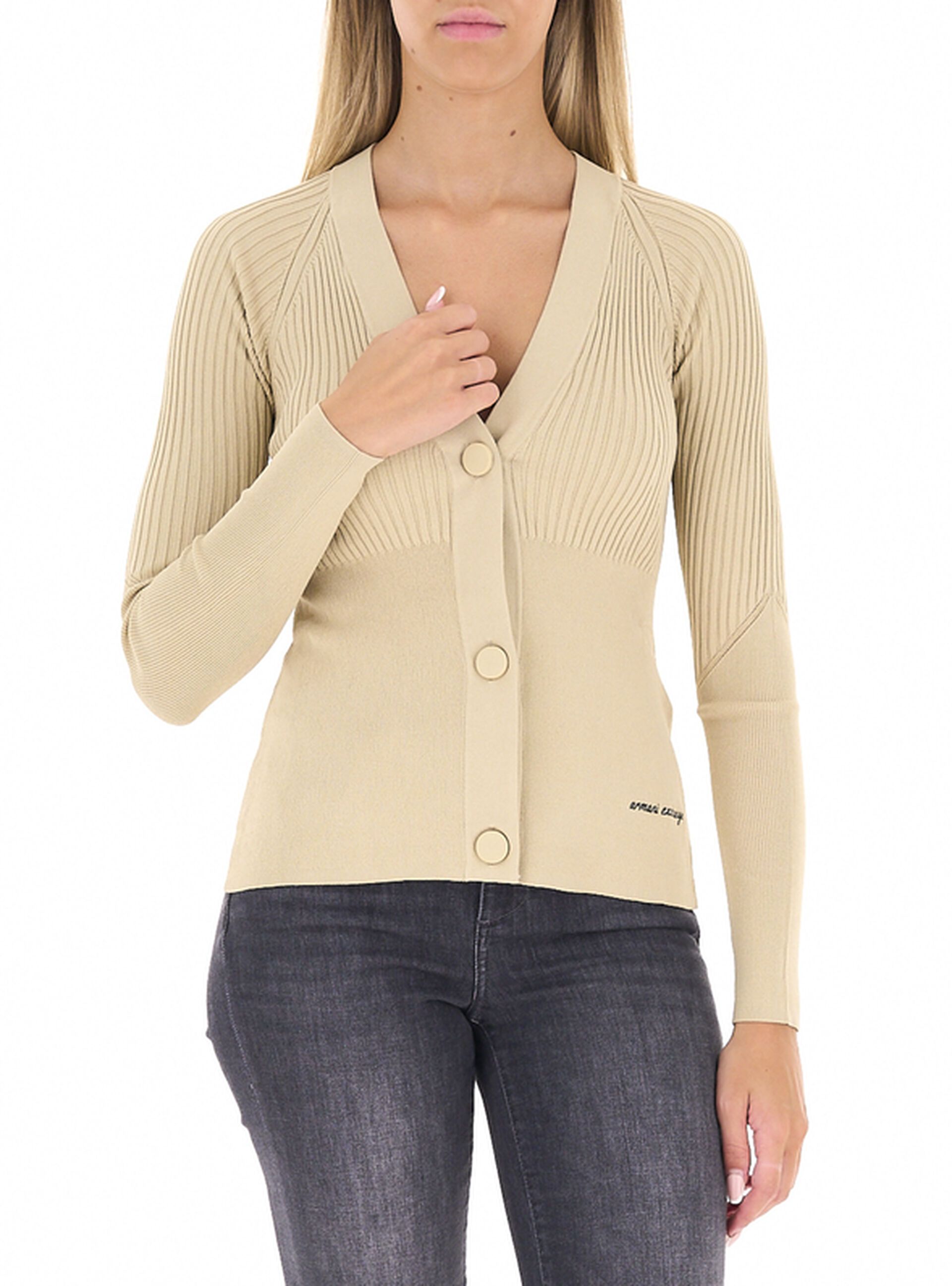 Cardigan scollo a V