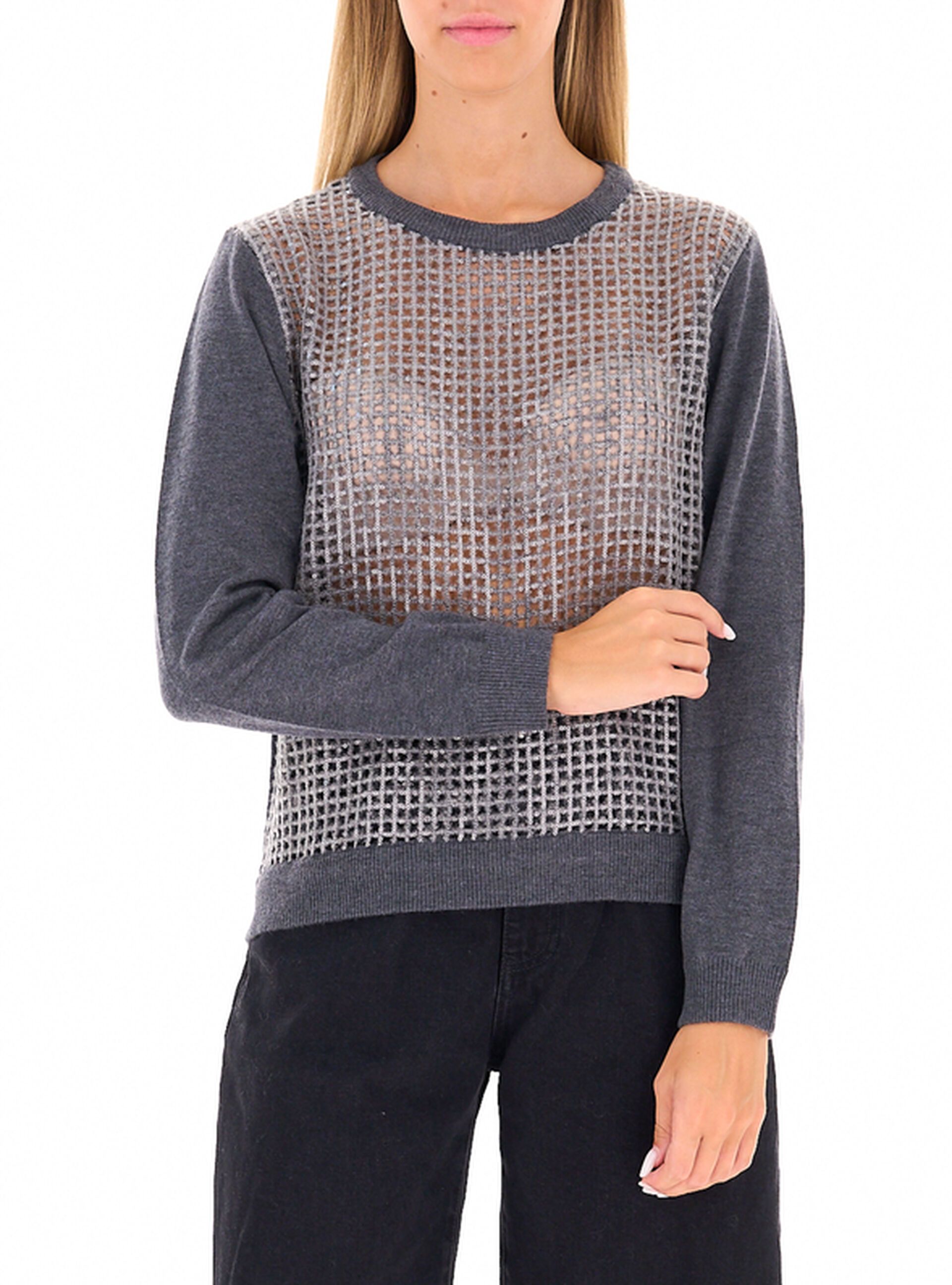 Maglia con paillettes