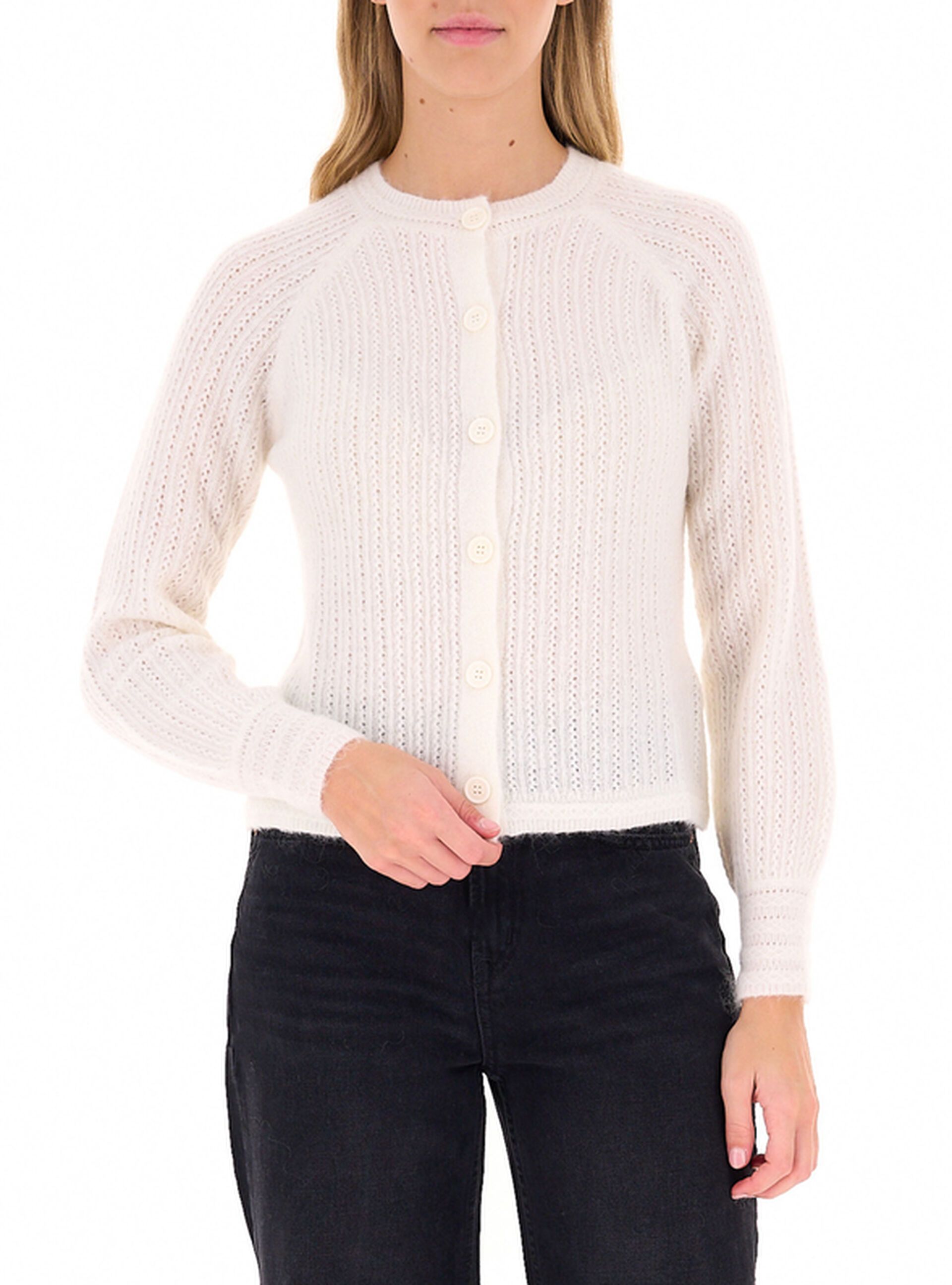 Cardigan misto lana