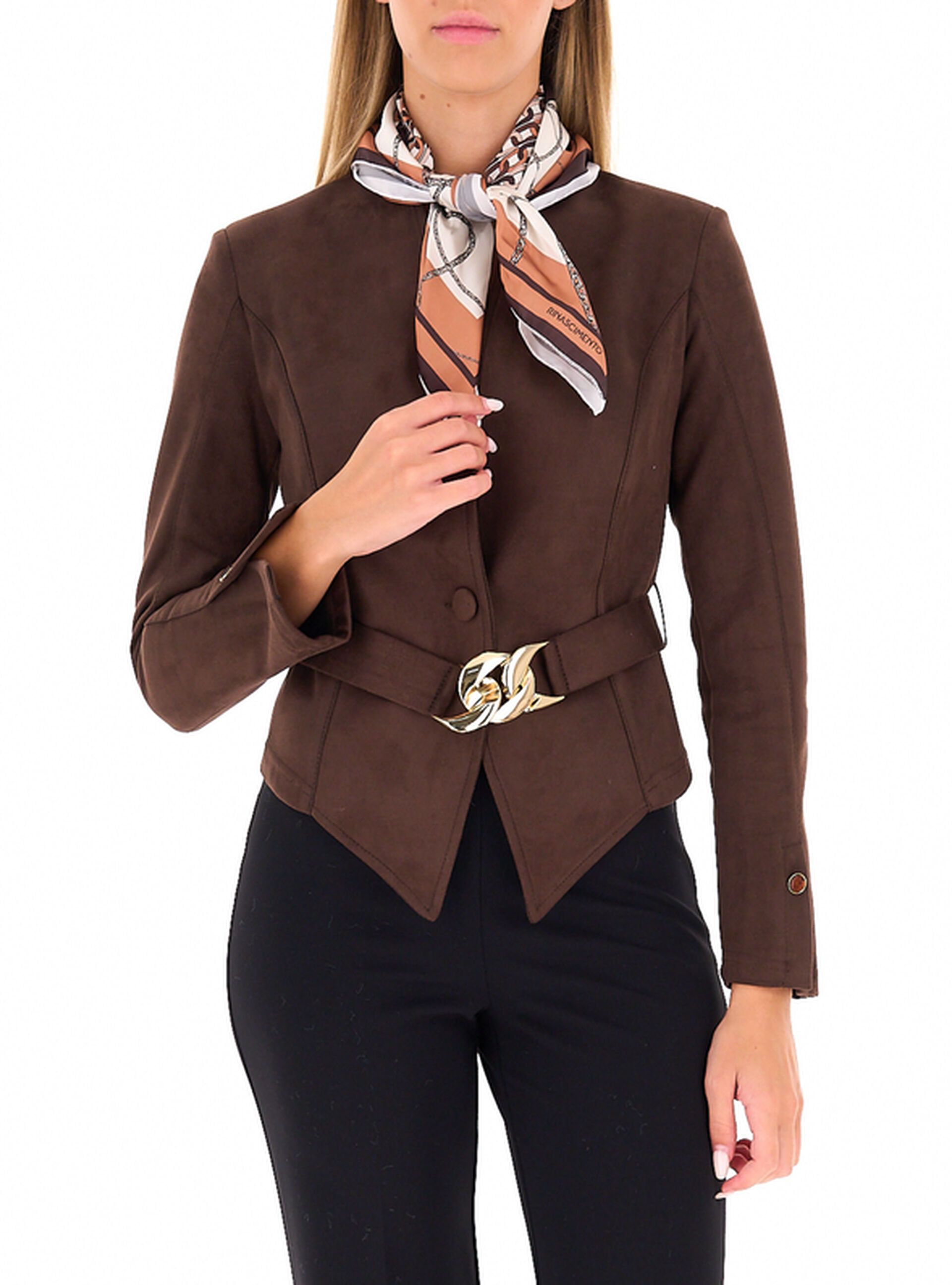 Giacca con foulard