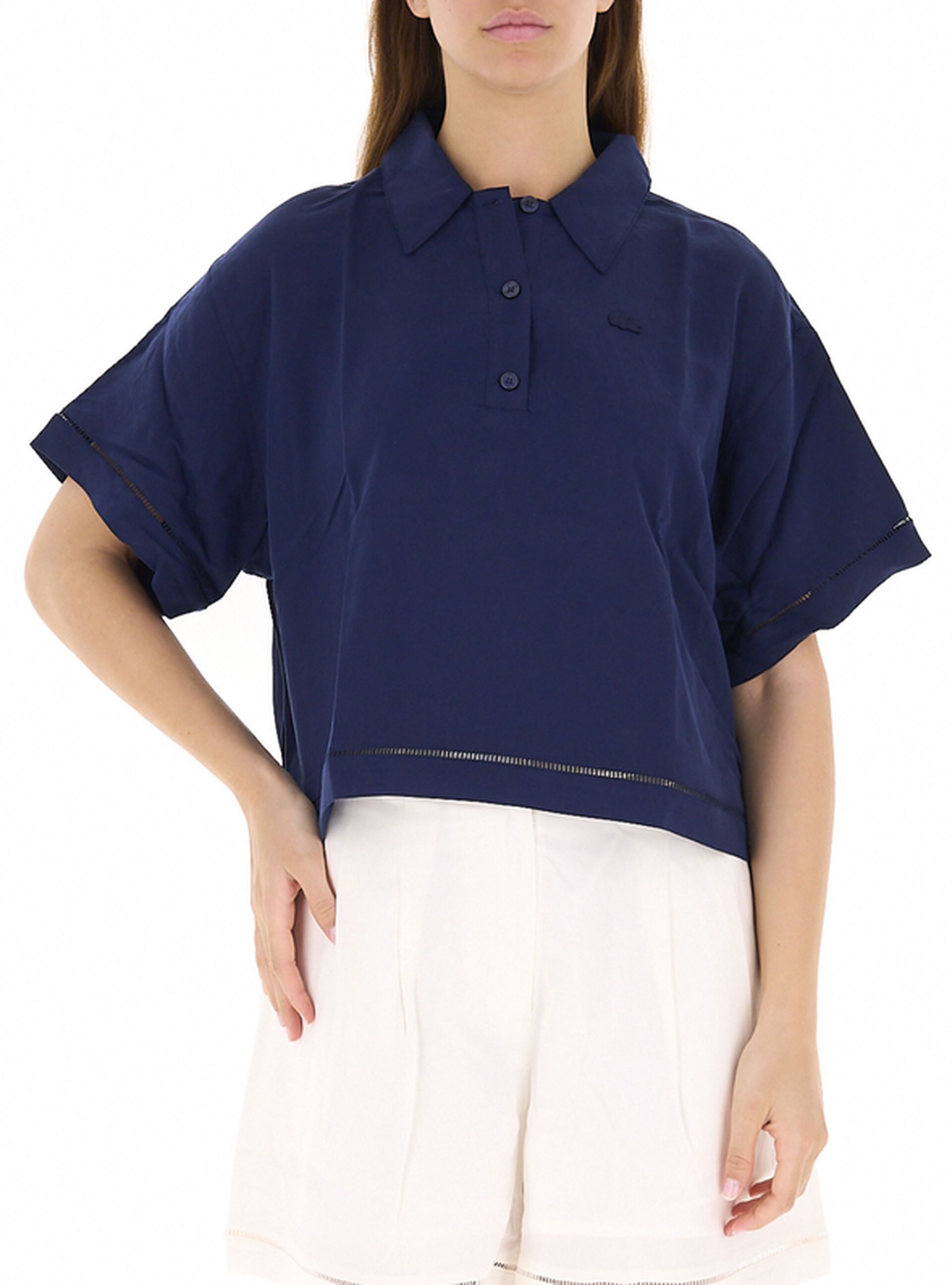 Polo con inserti