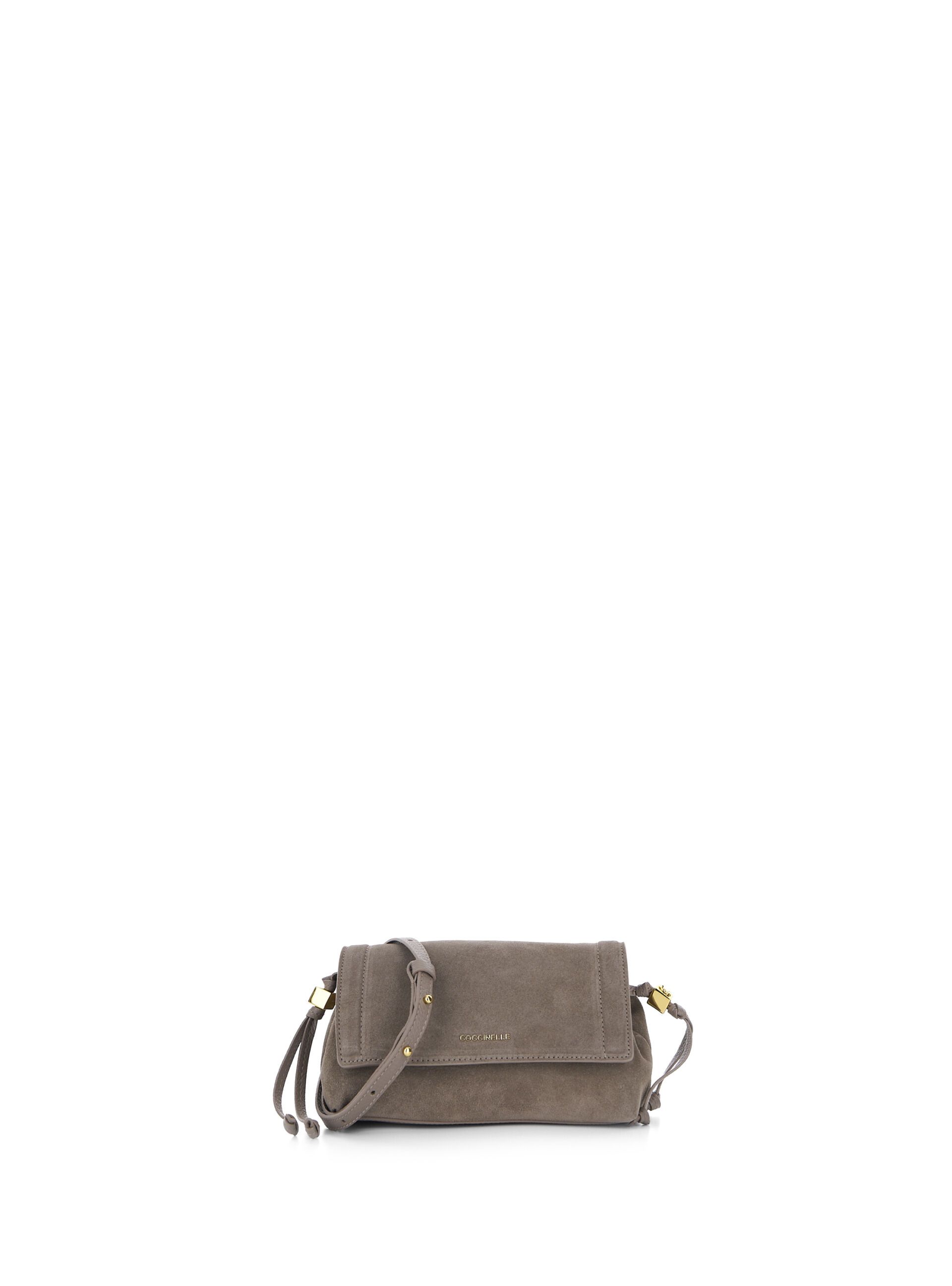 Borsa in pelle scamosciata