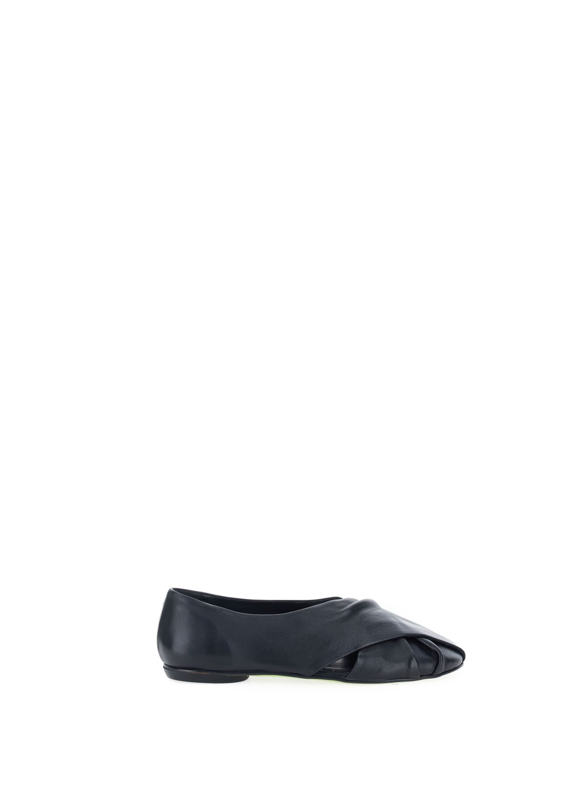 Ballerine in pelle