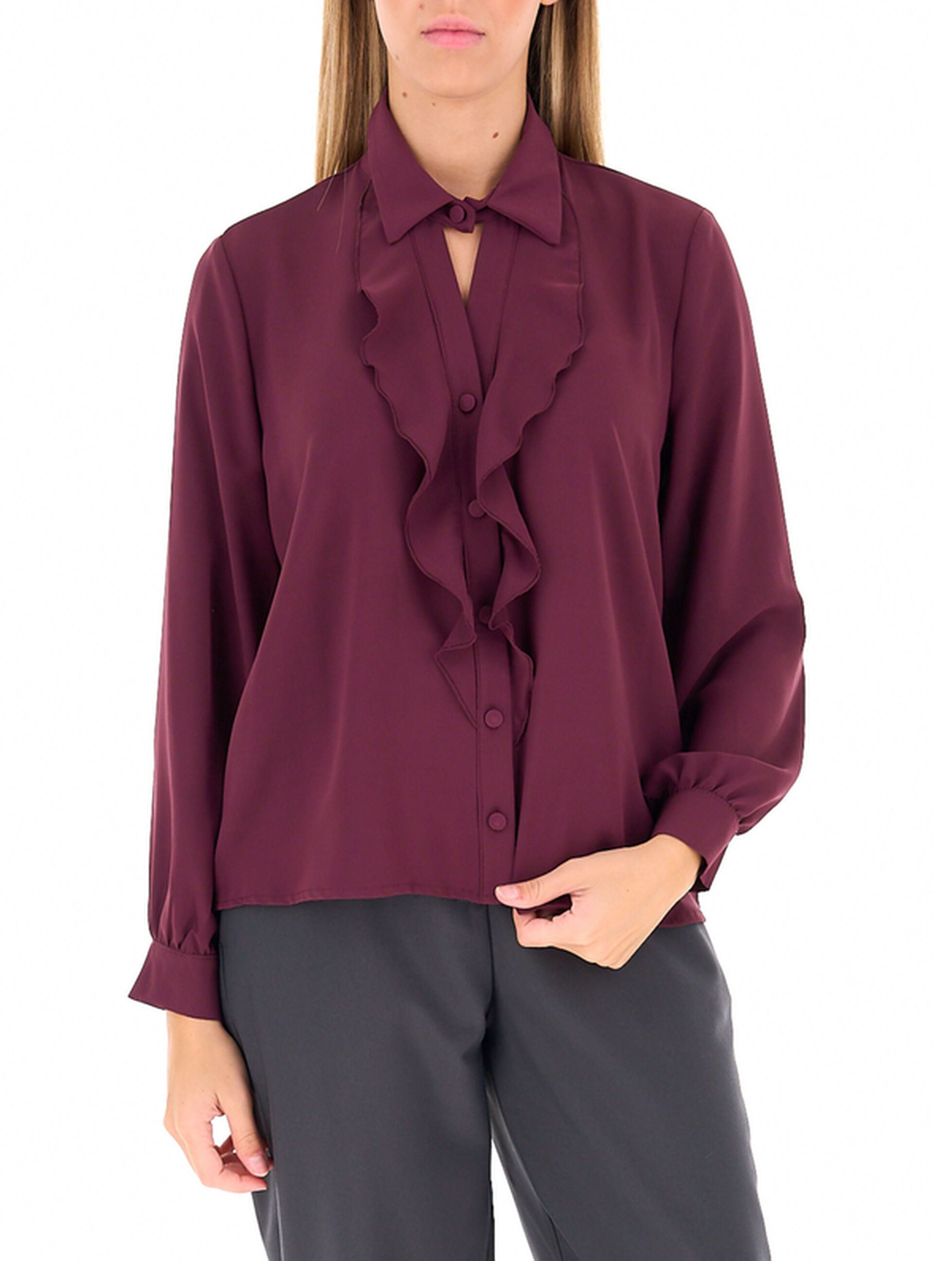 Blusa con volants