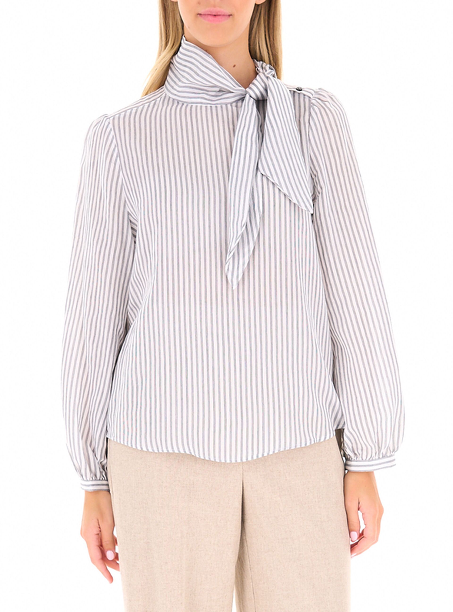 Blusa con fiocco