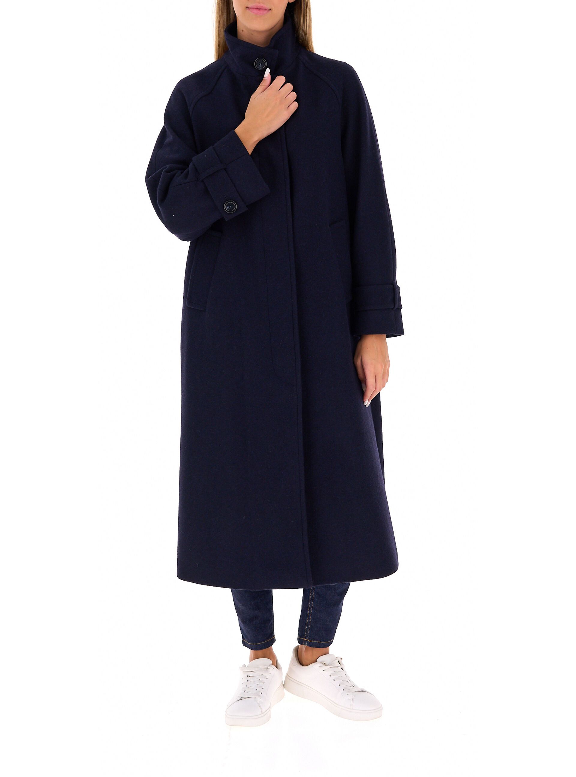 Cappotto collo alto