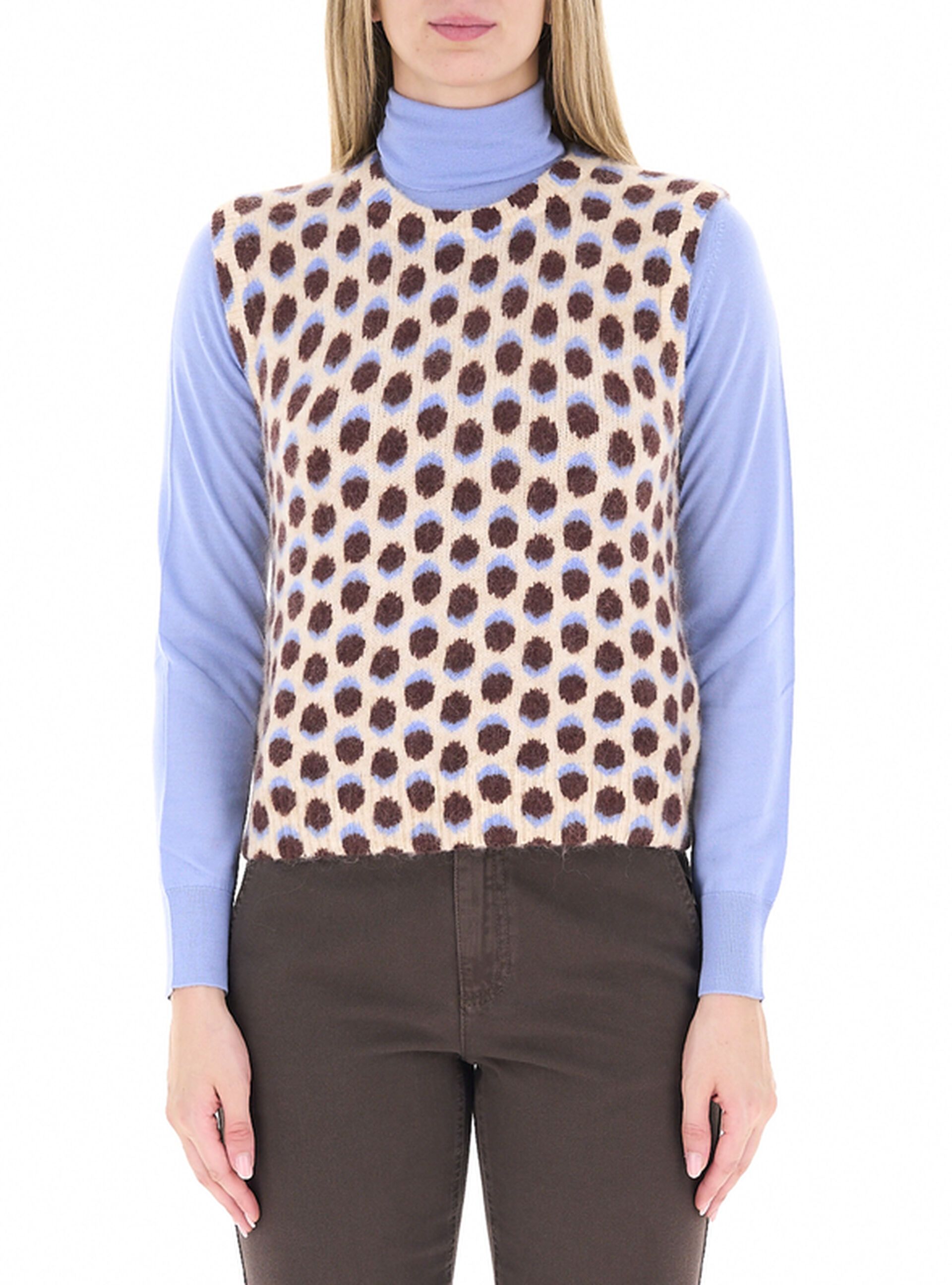 Gilet misto lana