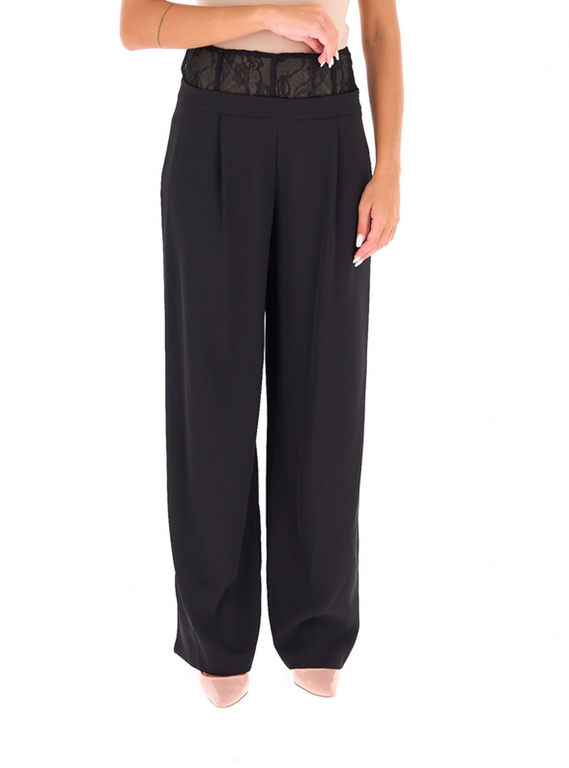 Pantalone con pizzo