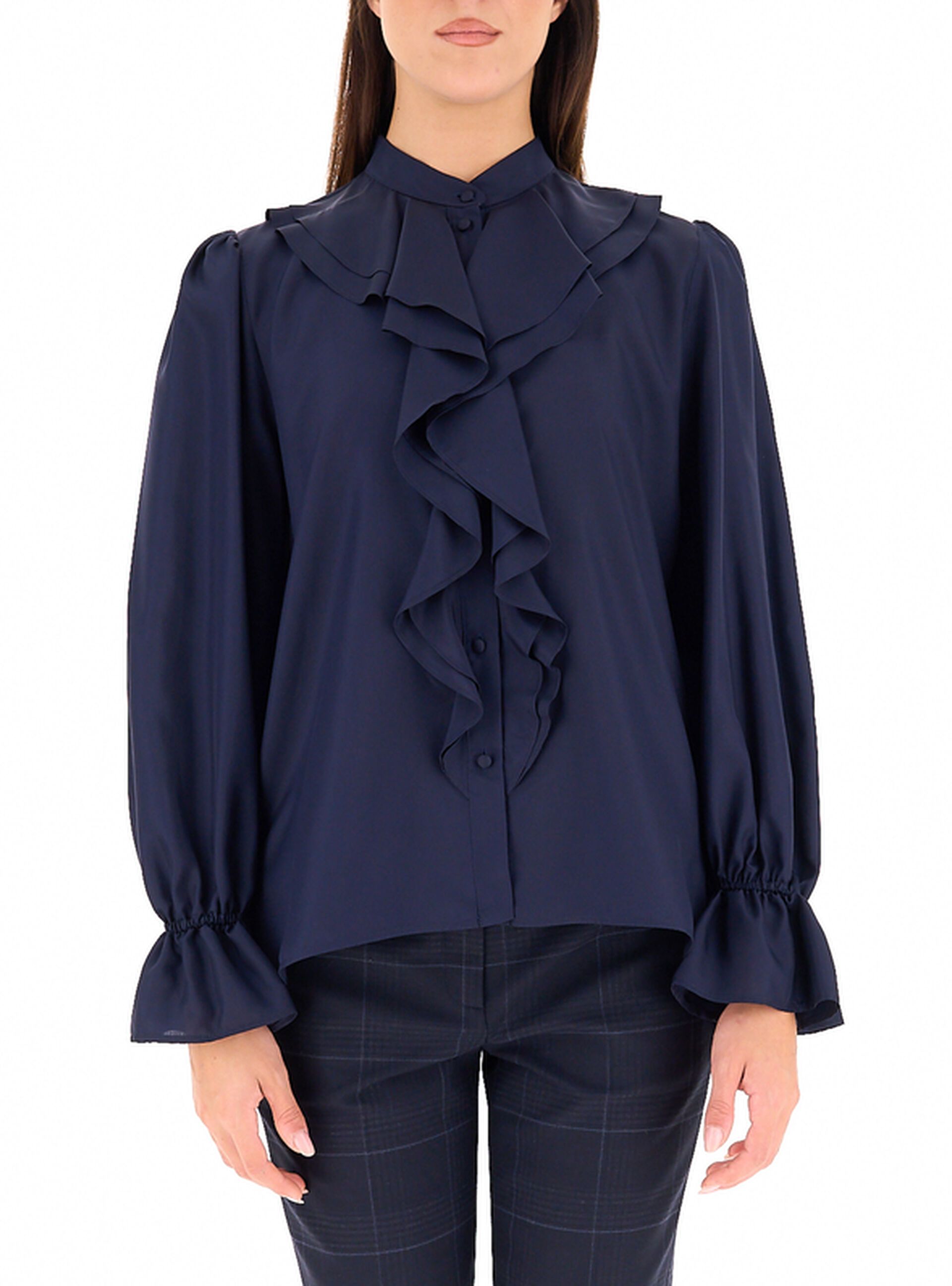 Camicia con volants