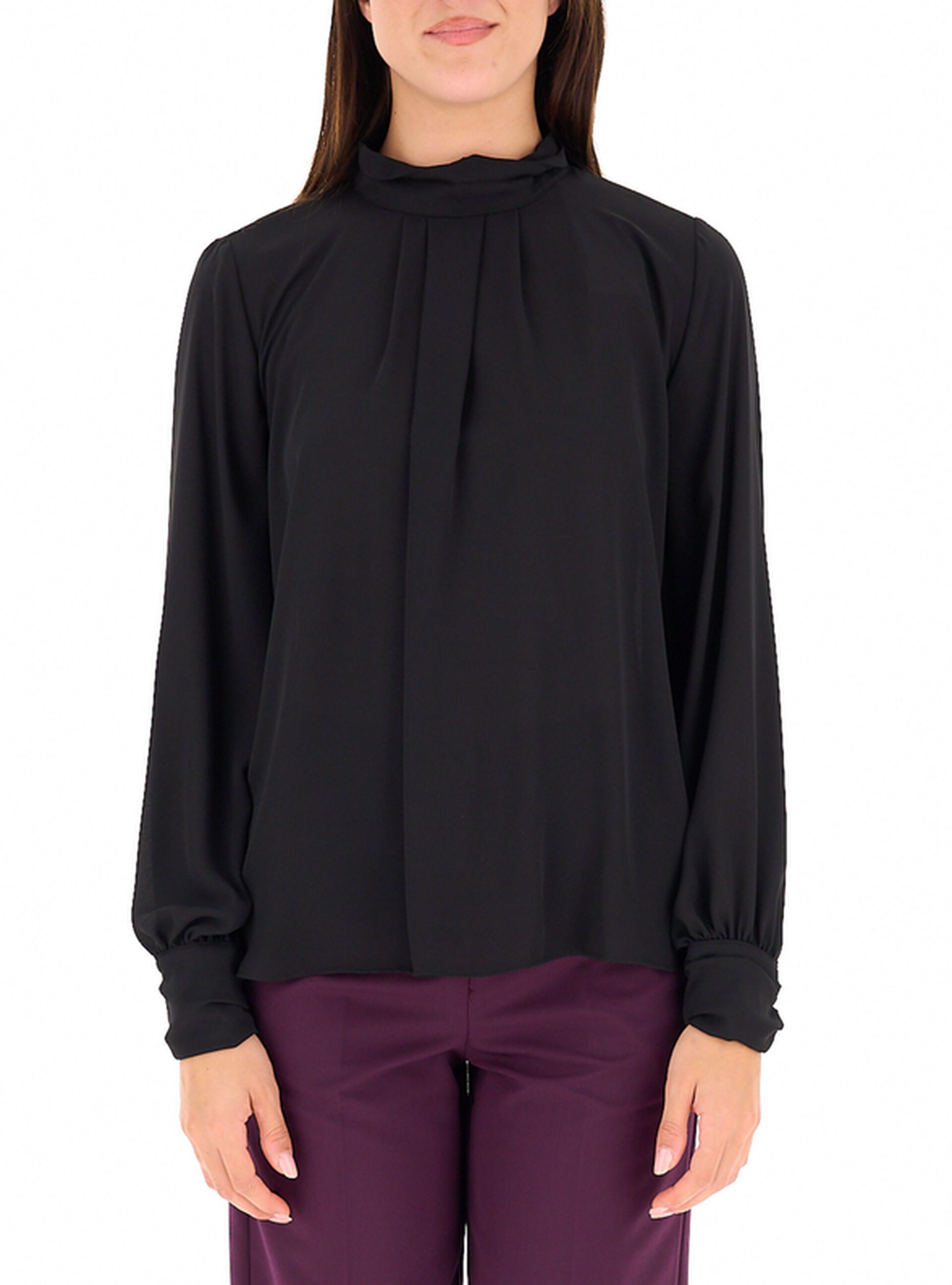 Blusa maniche lunghe