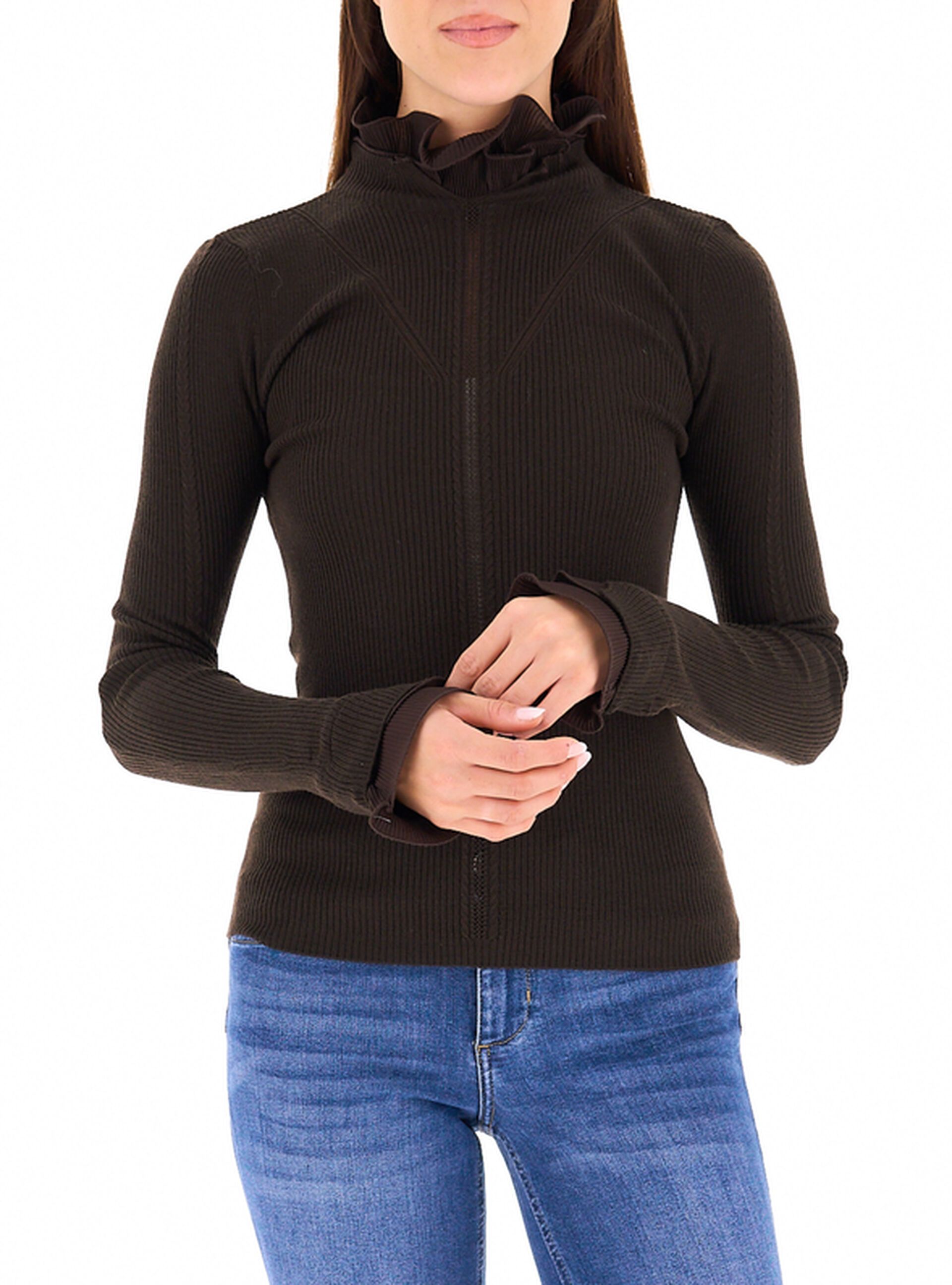 Maglia con volants
