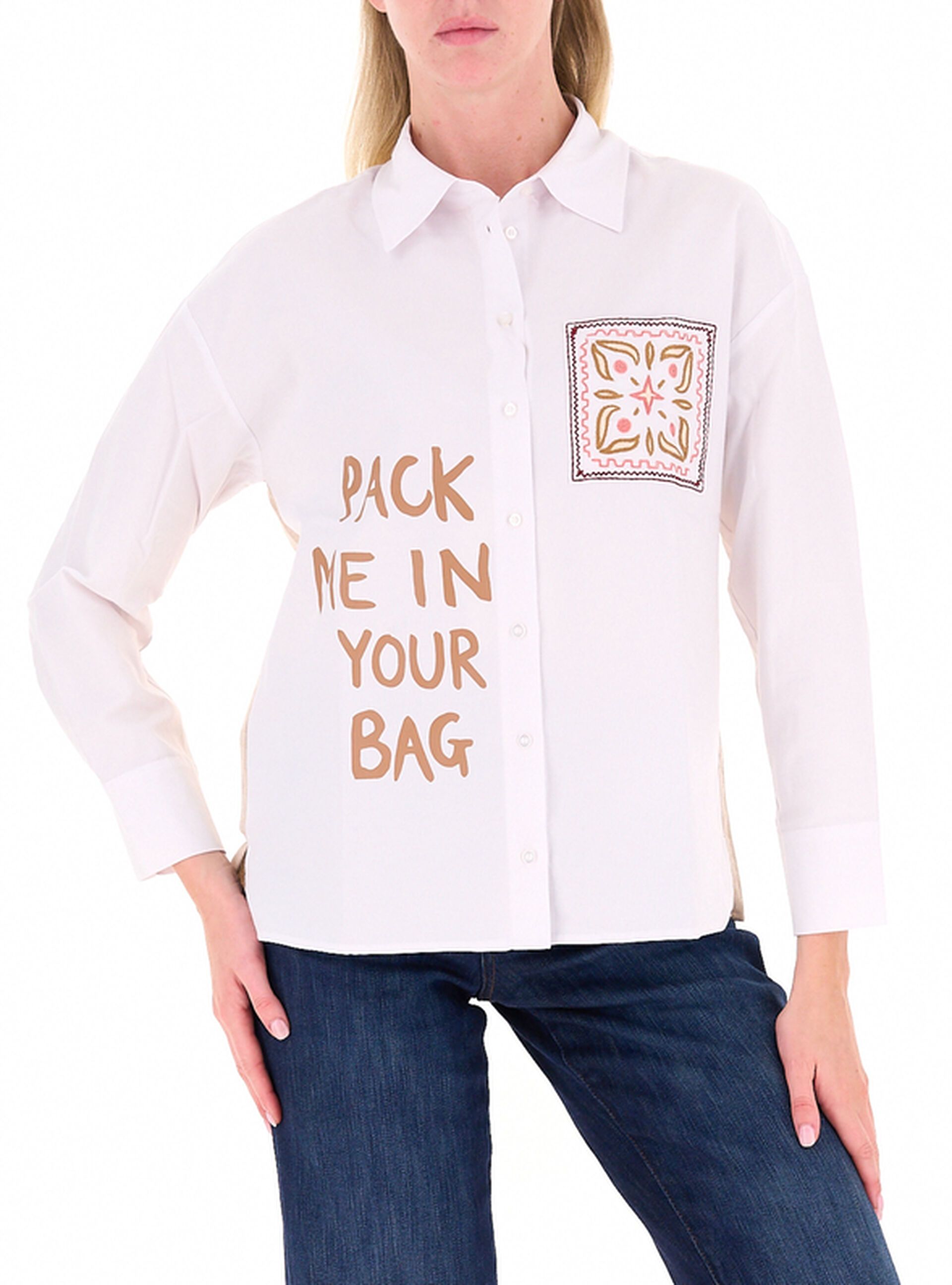Camicia con ricami