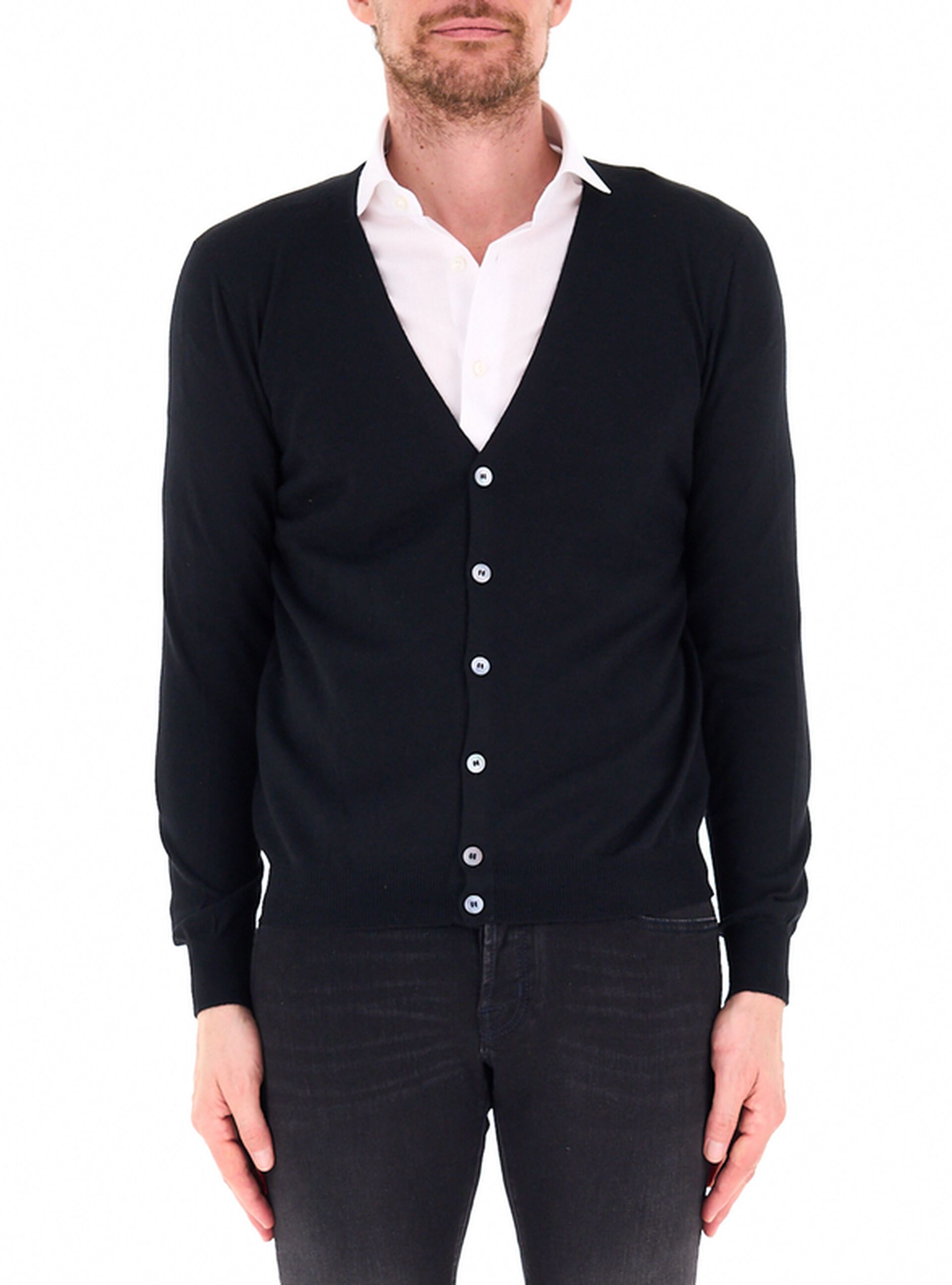 Cardigan lana vergine