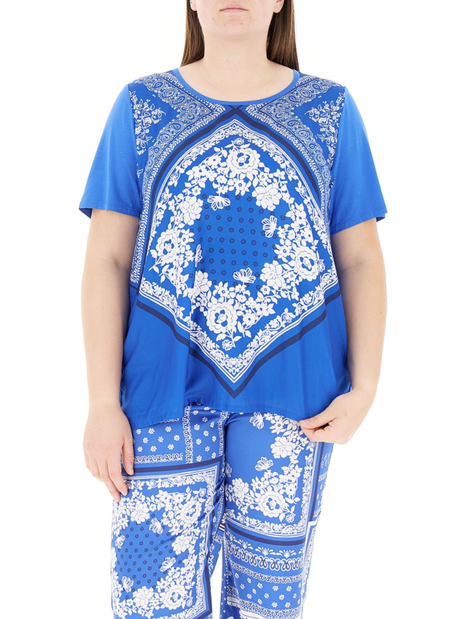 T-shirt con fantasia