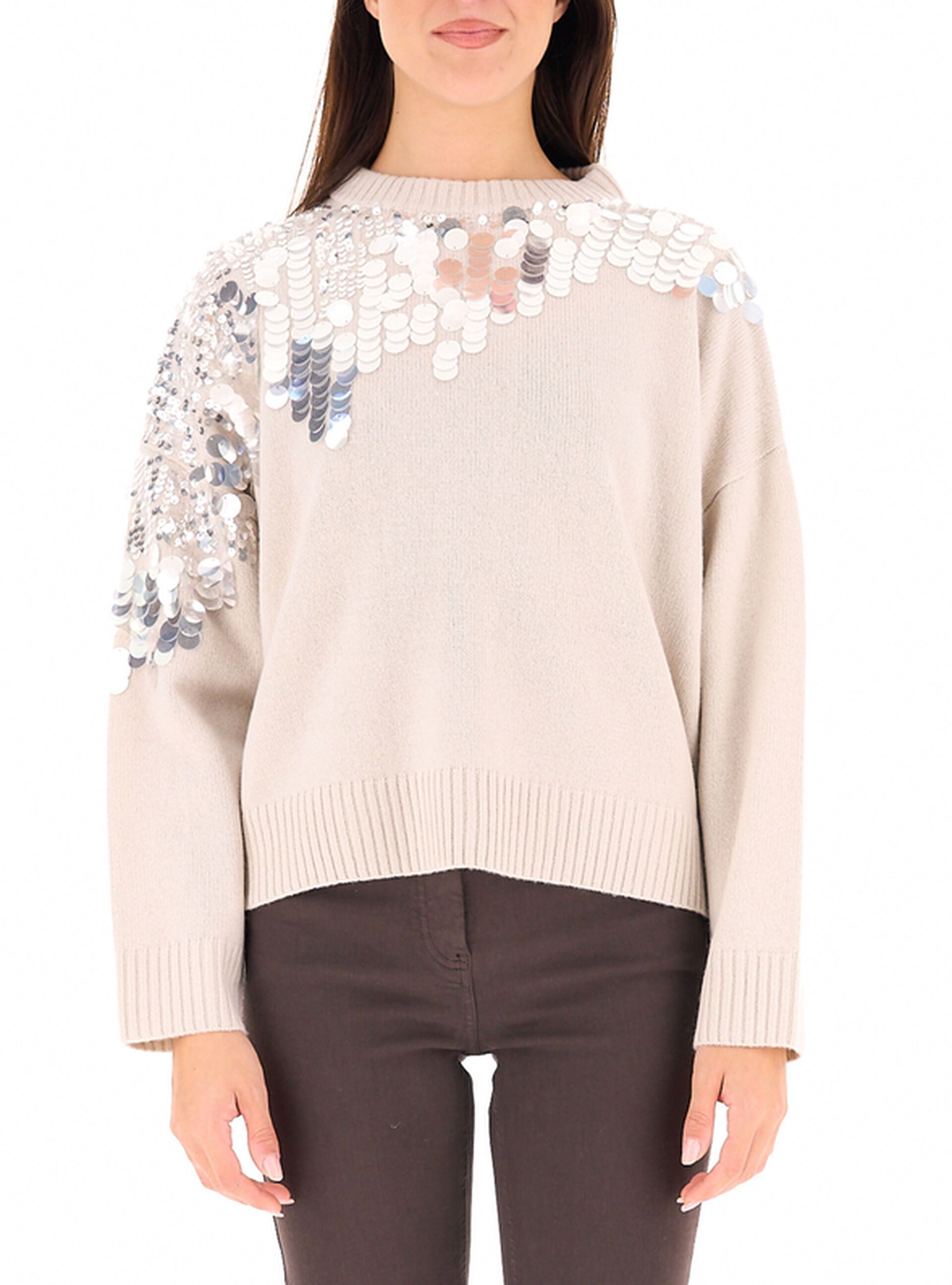 Maglione con paillettes