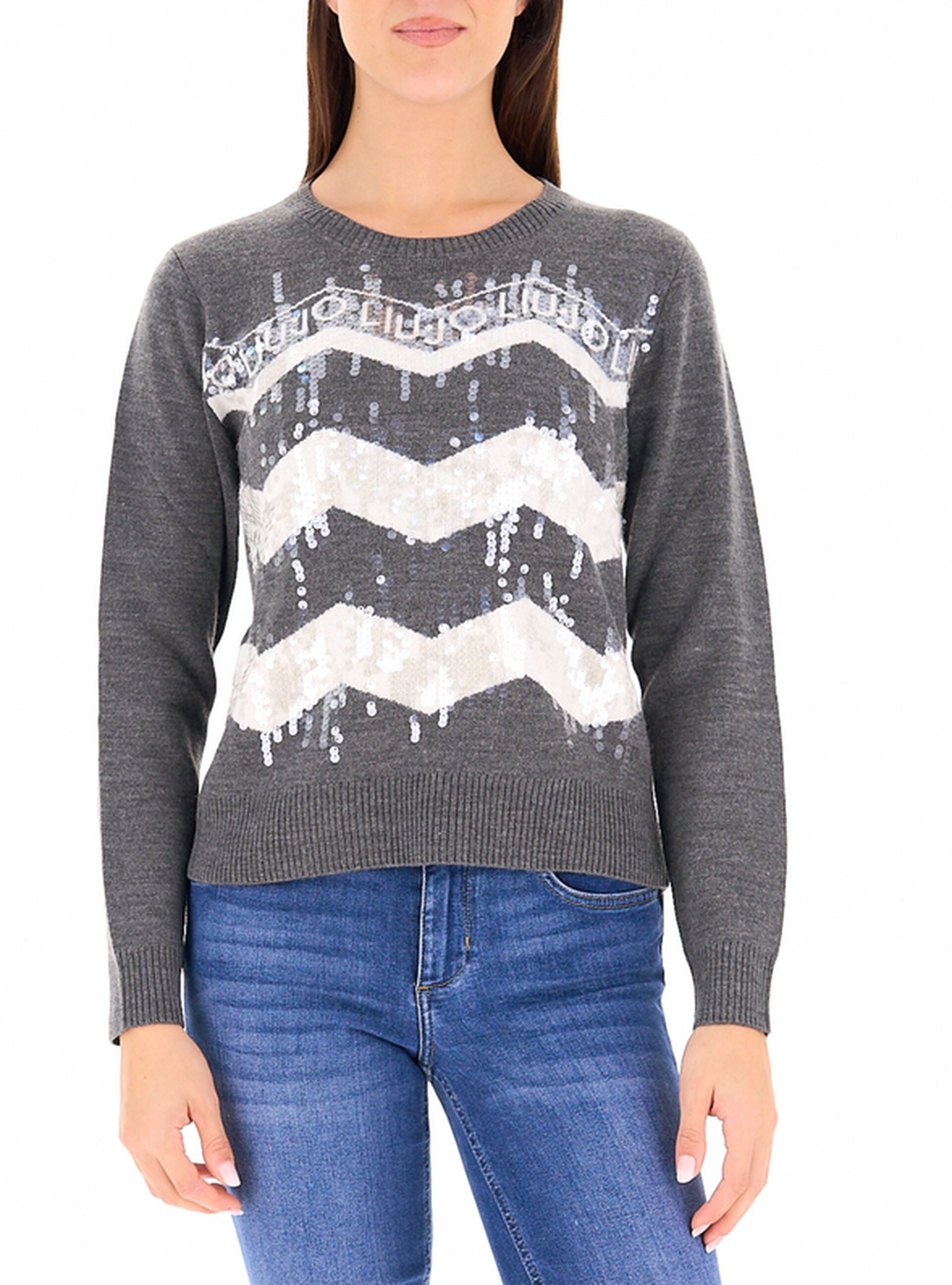 Maglione con paillettes