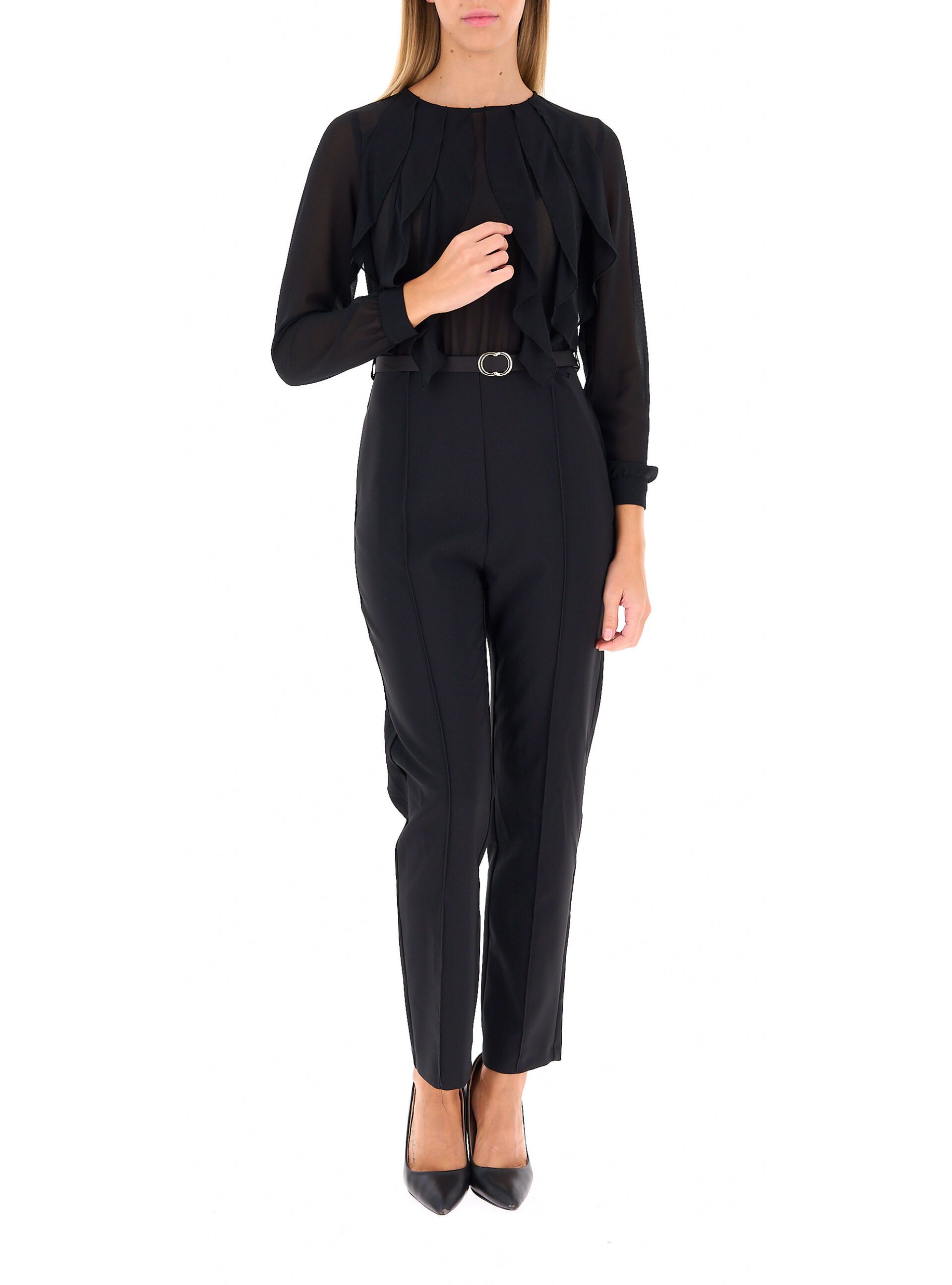 Jumpsuit con drappeggio