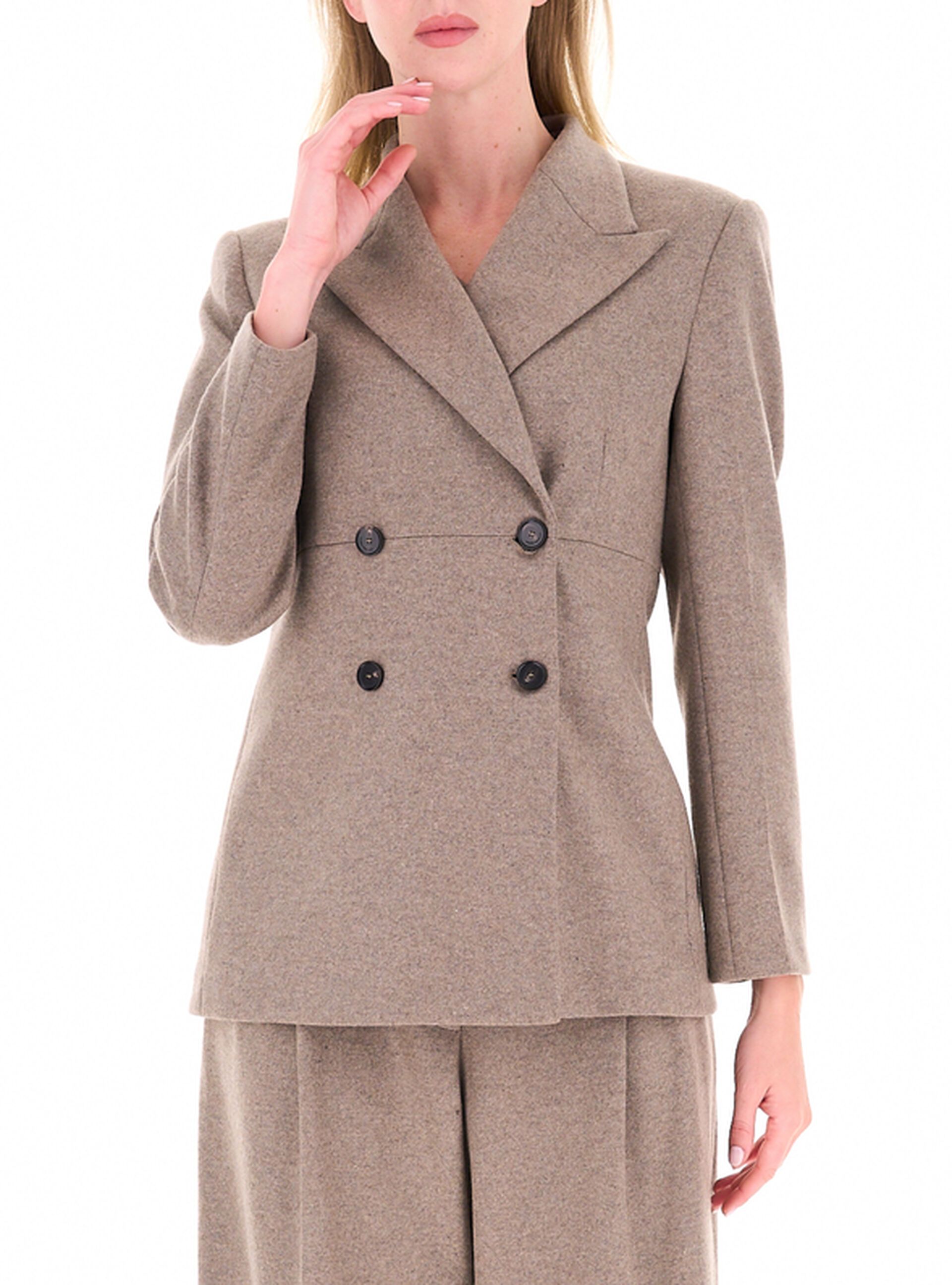 Blazer misto cashmere