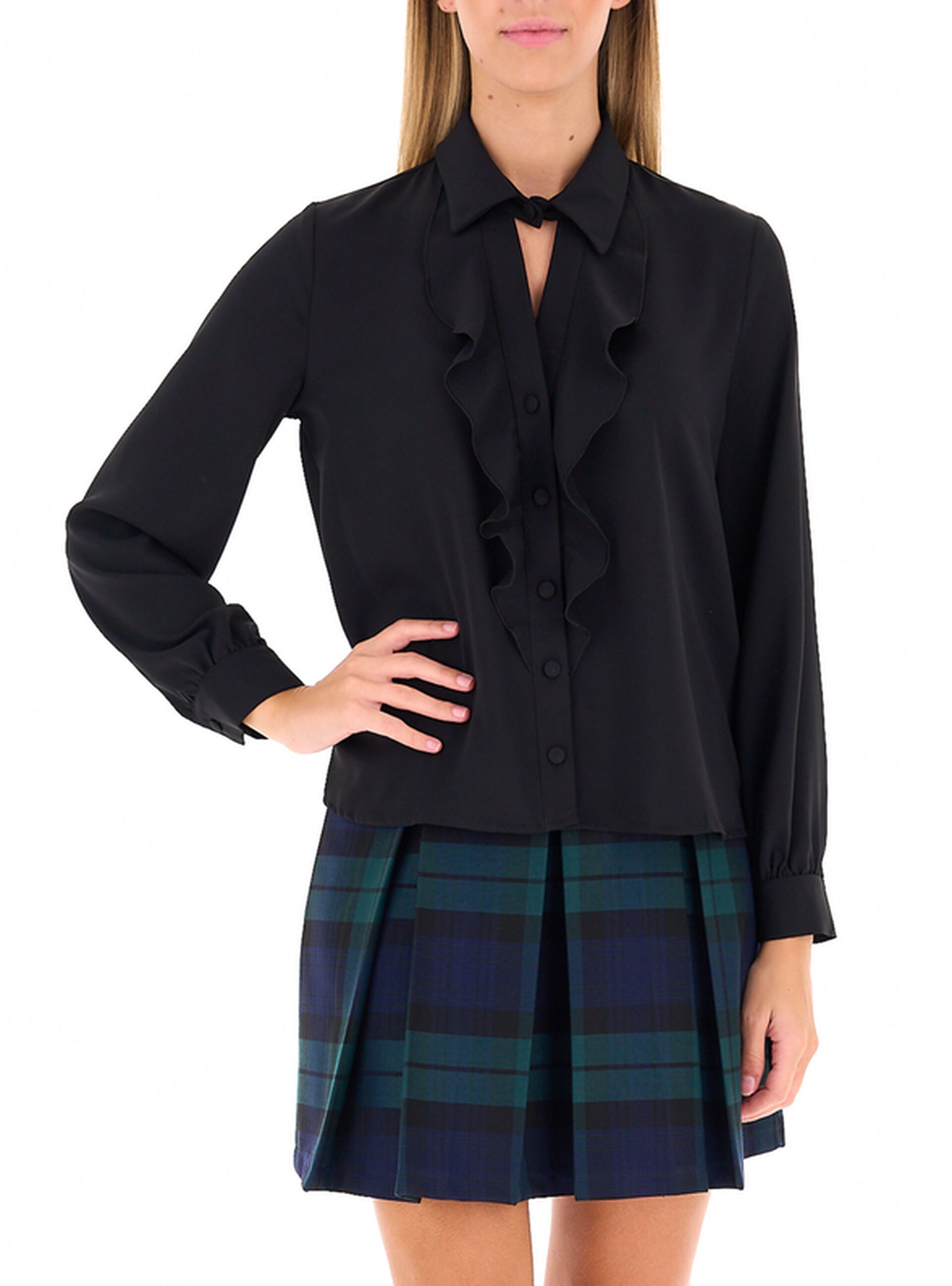 Blusa con volants