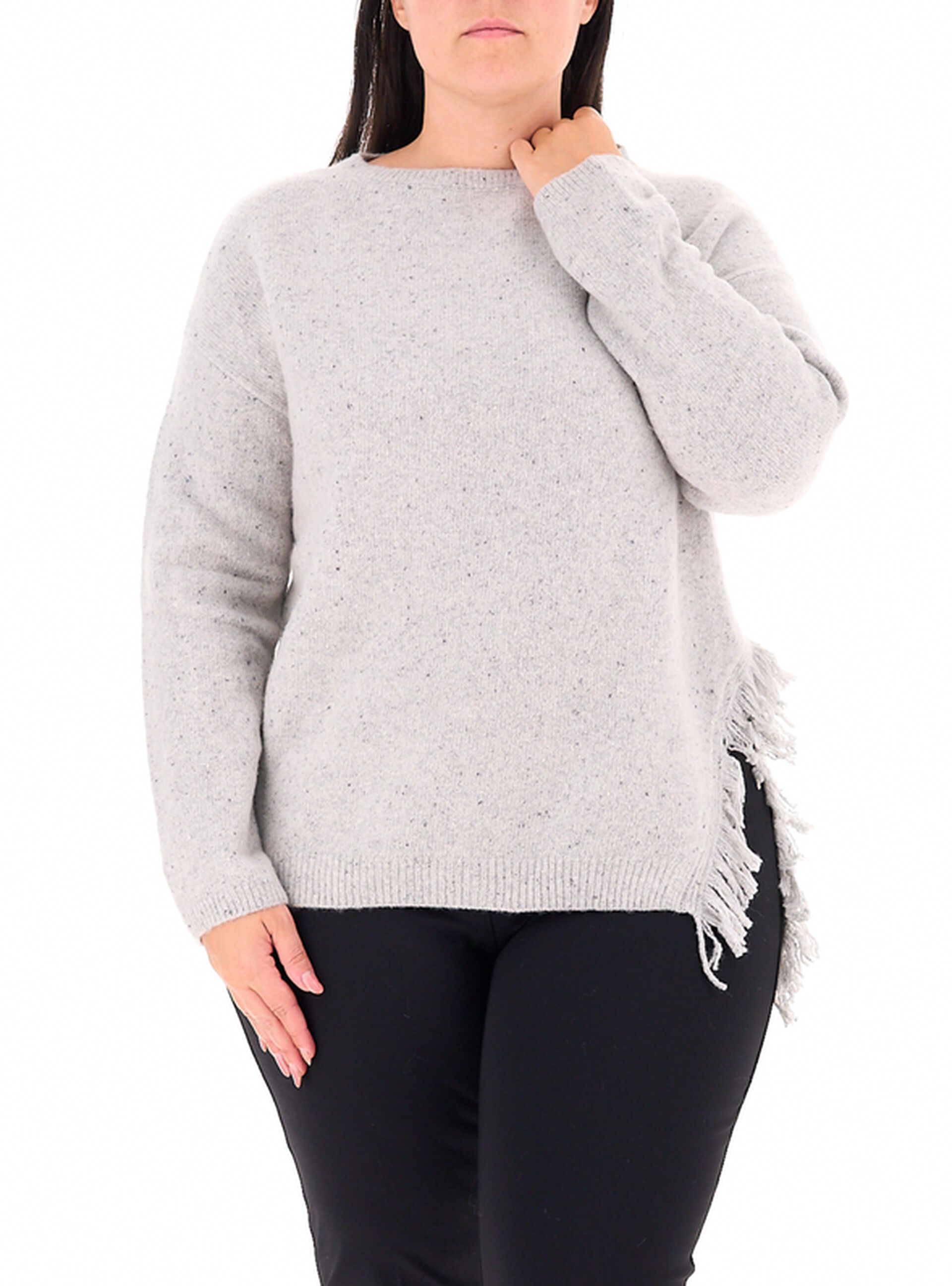 Maglione con frange