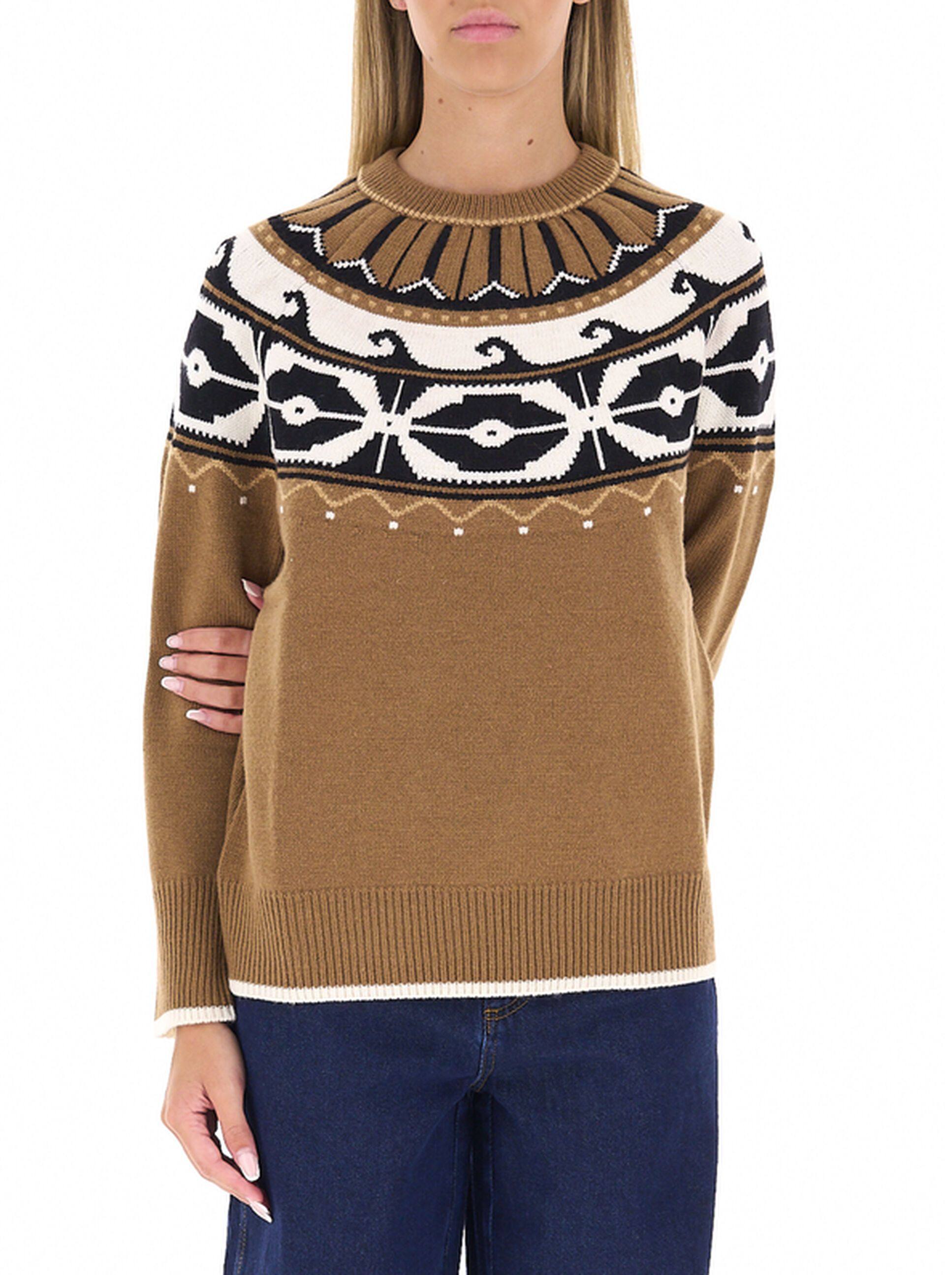 Maglione misto lana