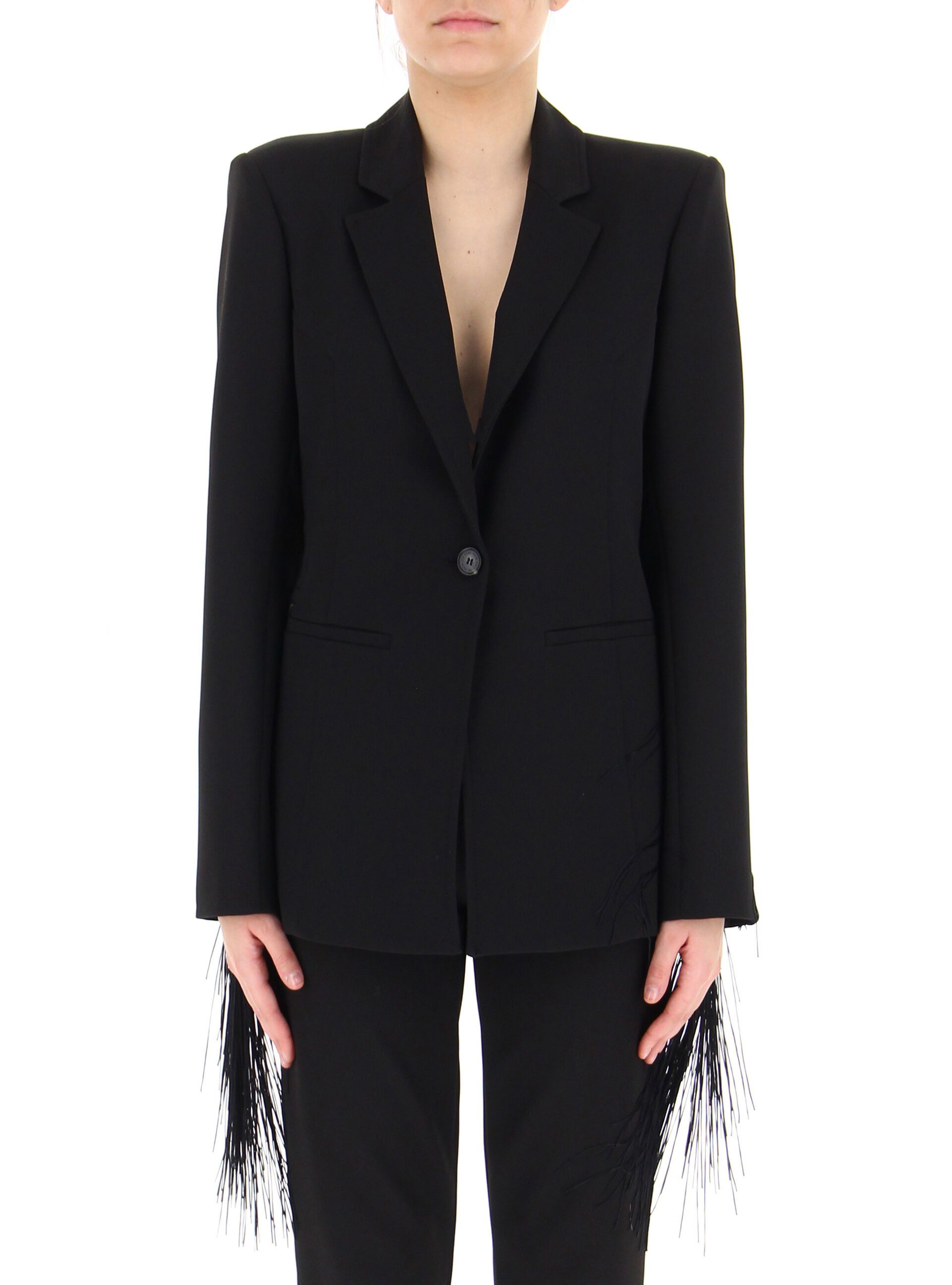 Blazer con frange