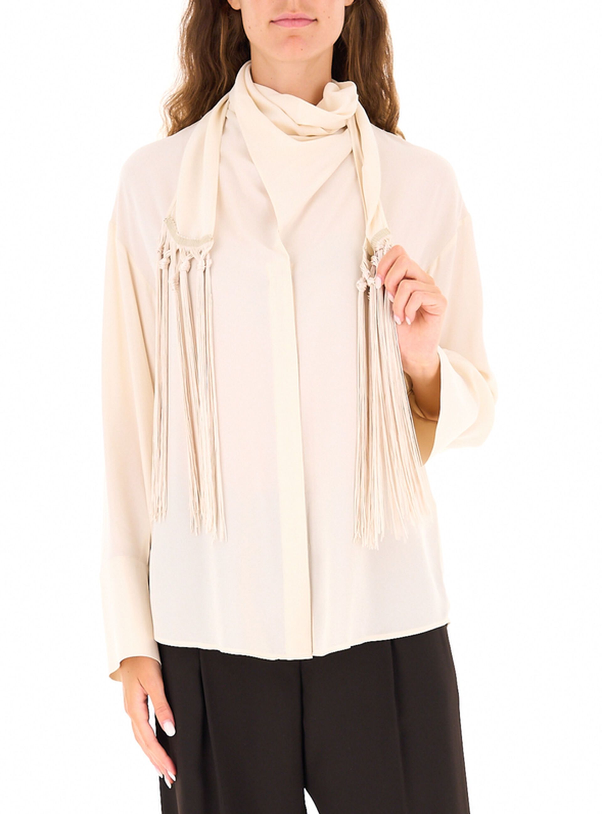 Blusa con inserto