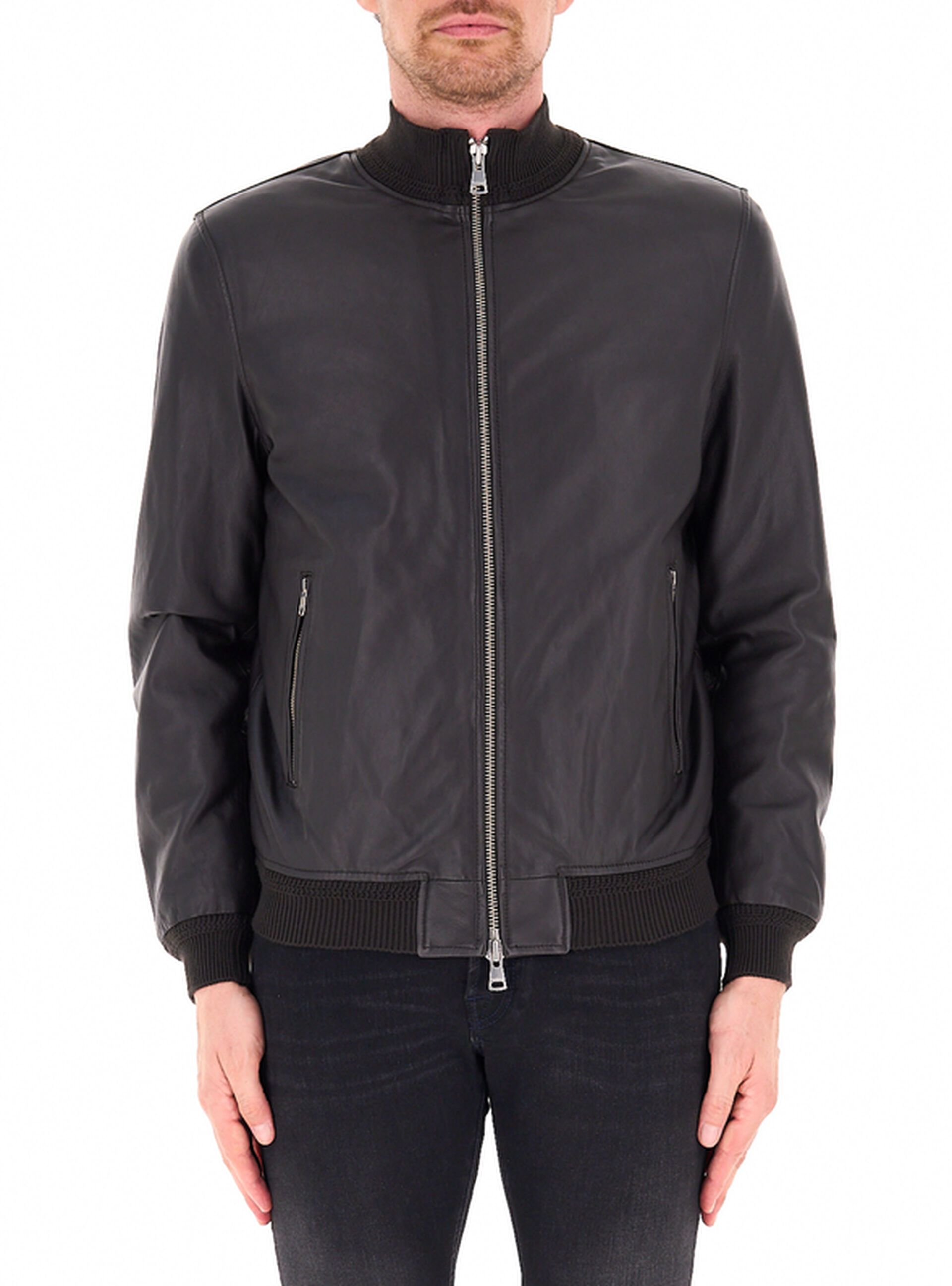 Bomber in pelle